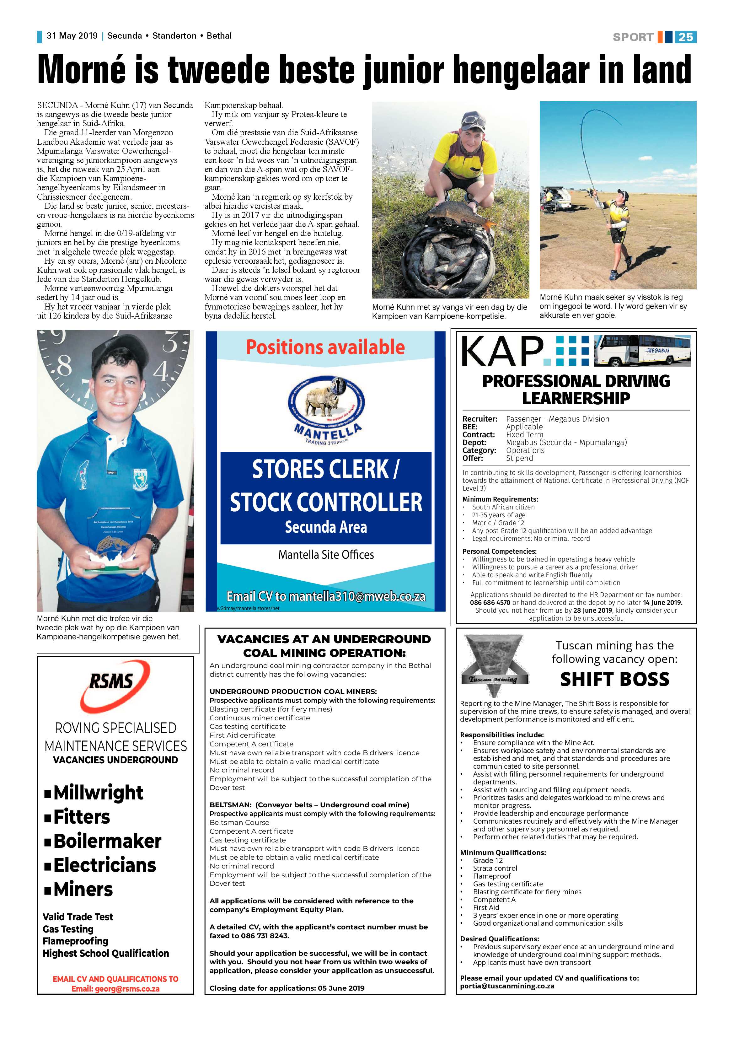 Standerton Advertiser 31 May 2019 page 31