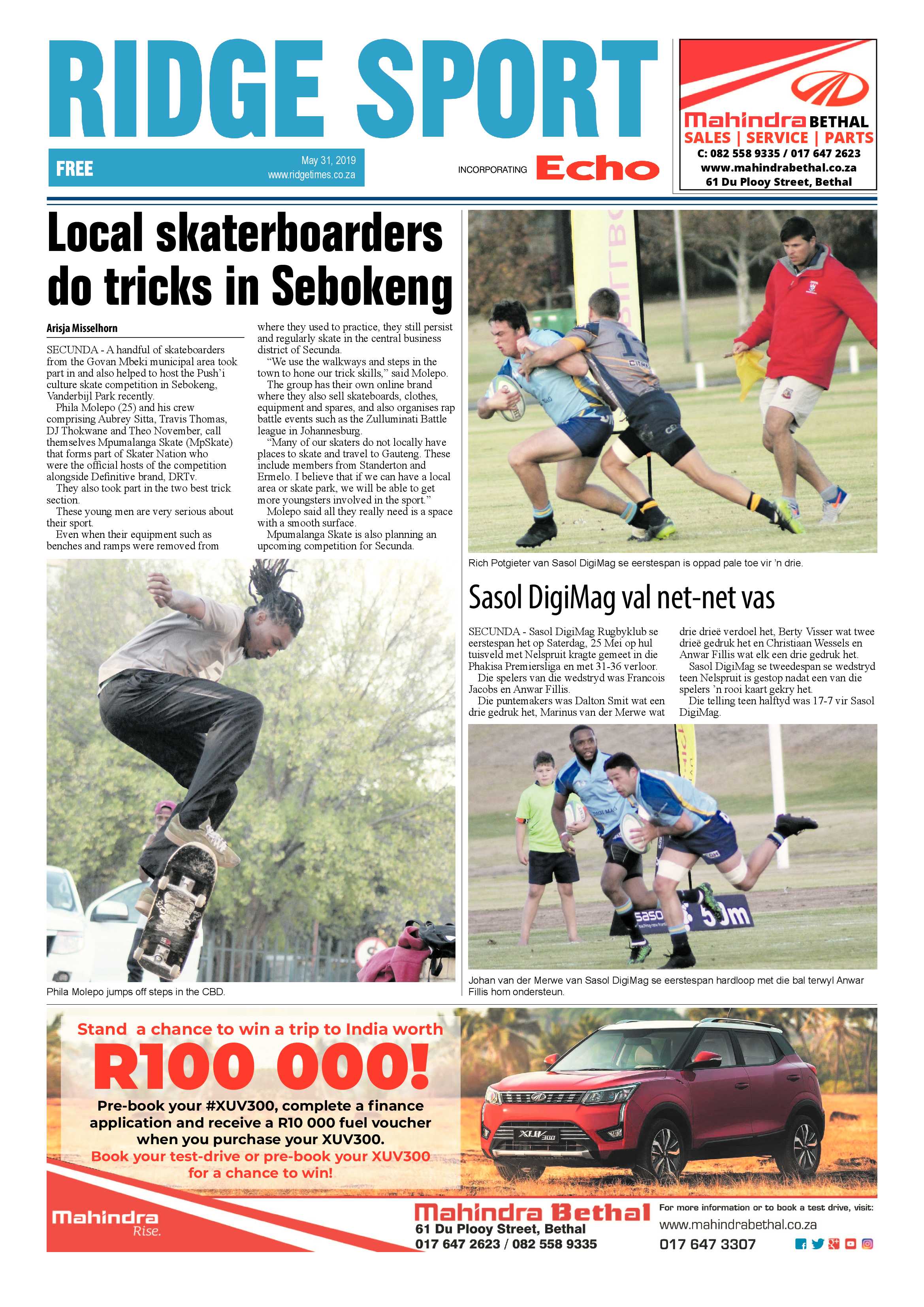 Standerton Advertiser 31 May 2019 page 34