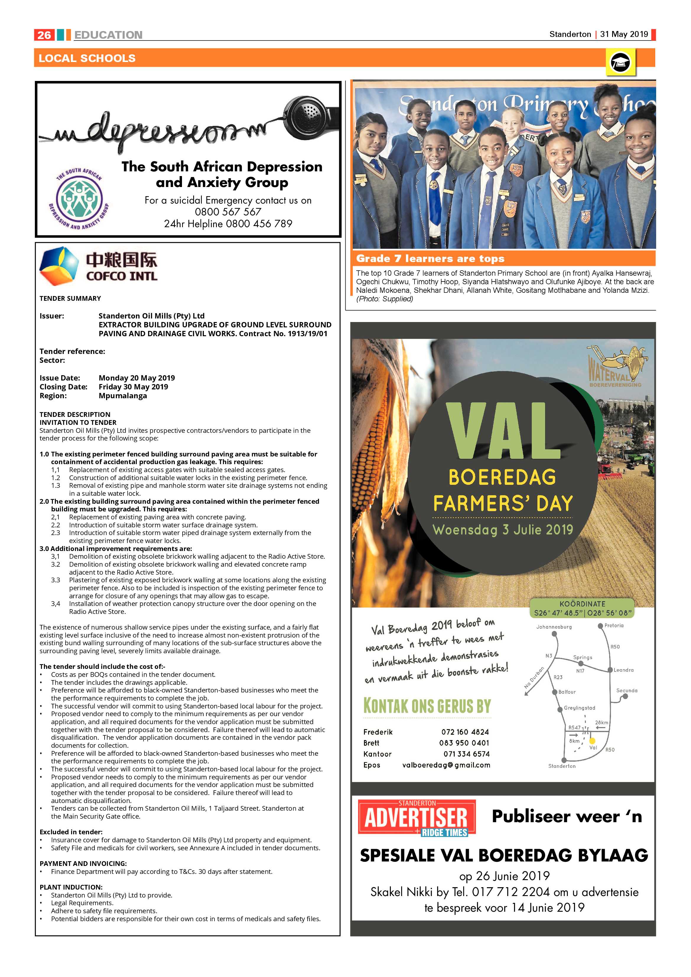 Standerton Advertiser 31 May 2019 page 38