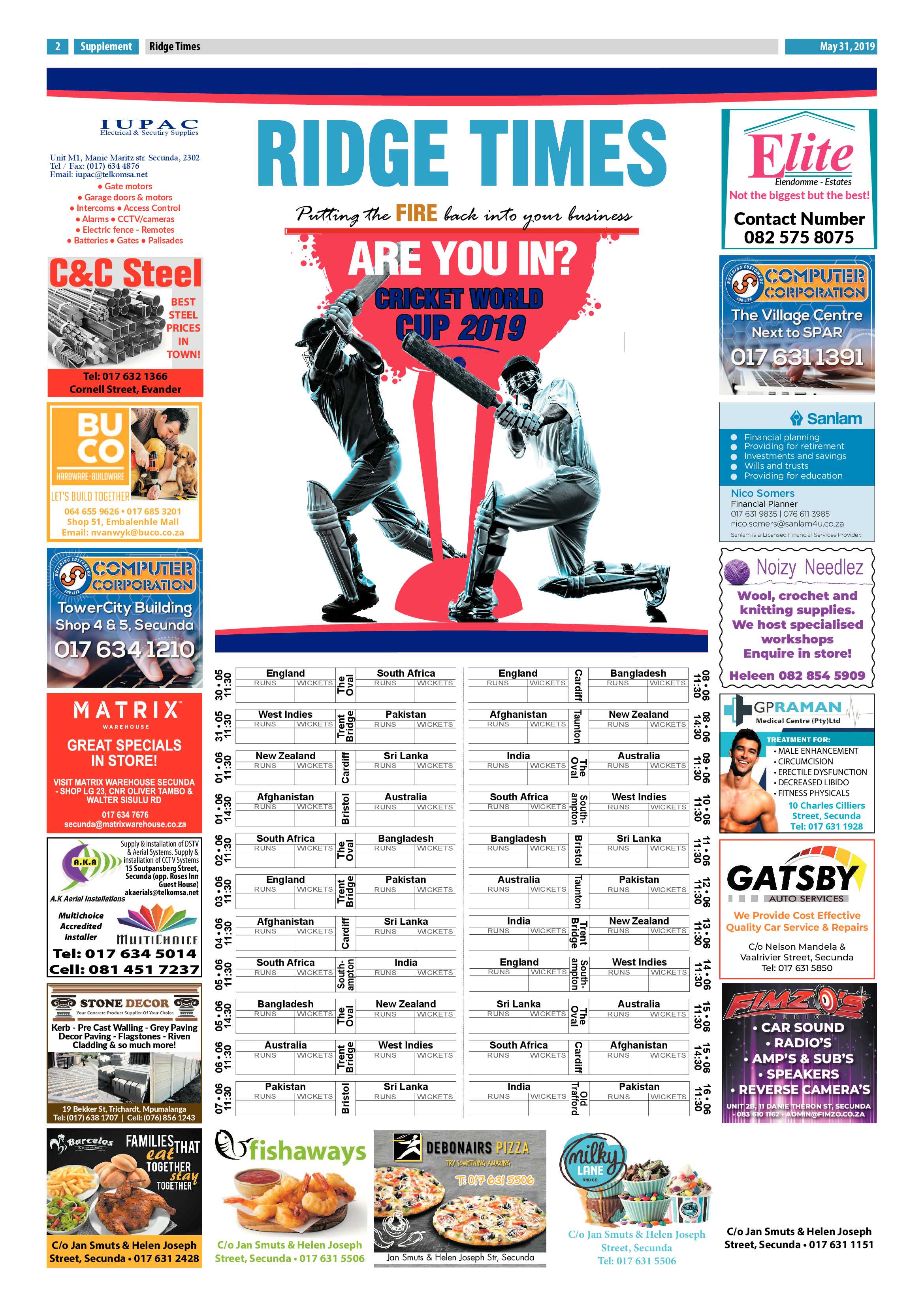 Standerton Advertiser 31 May 2019 page 6