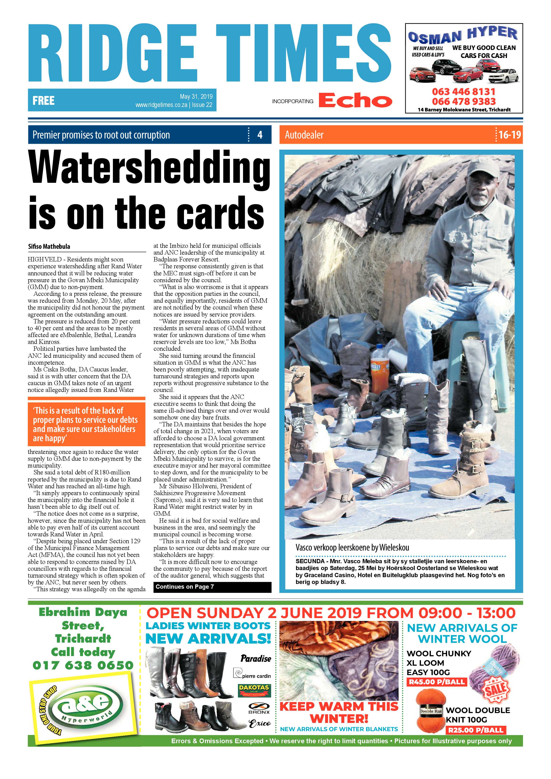 Standerton Advertiser 31 May 2019 page 7
