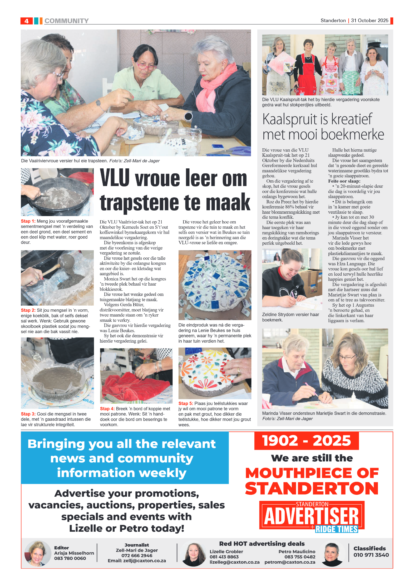Standerton Advertiser 31 October 2025 page 4