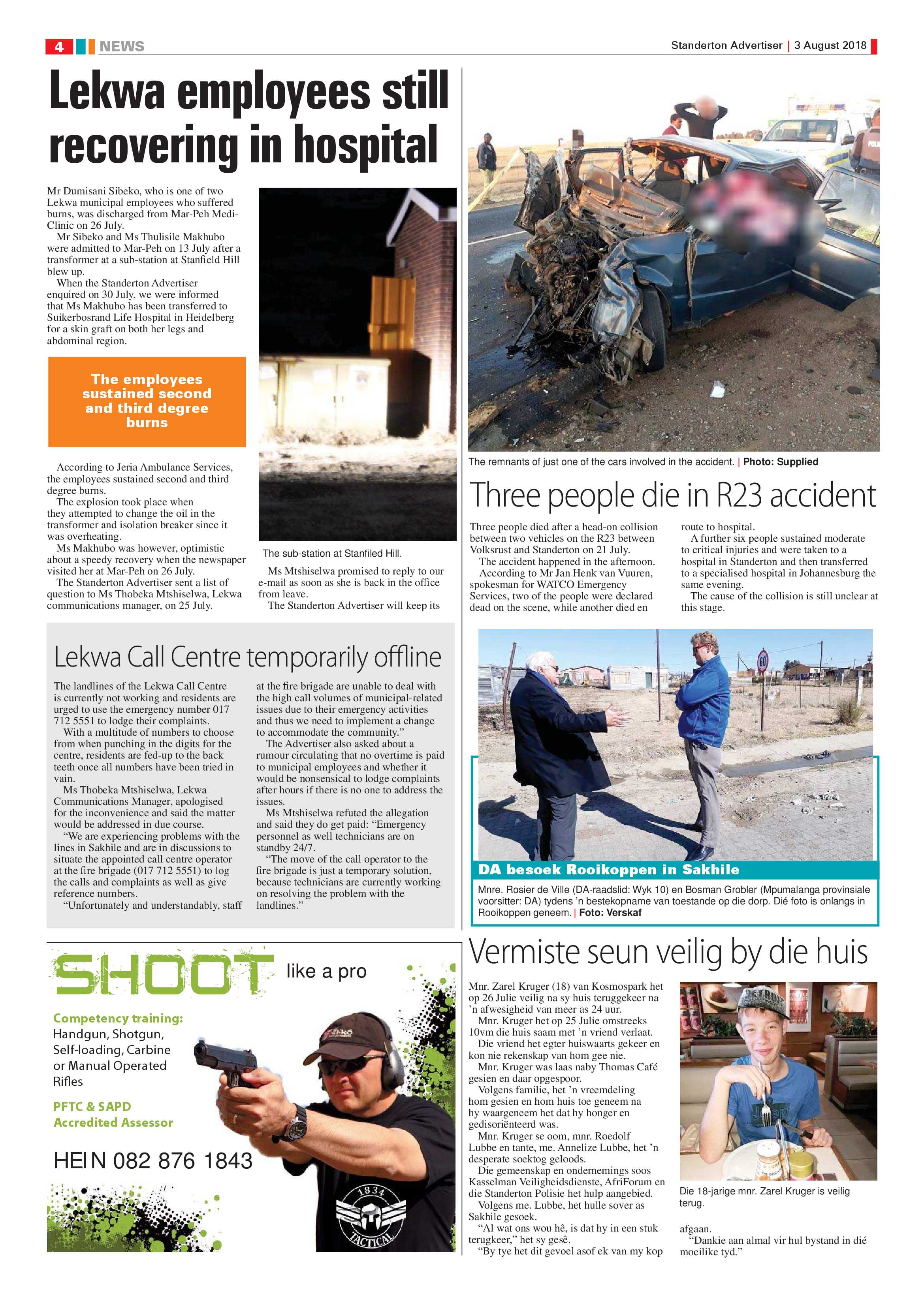 Standerton Advertiser 3 August 2018 page 4