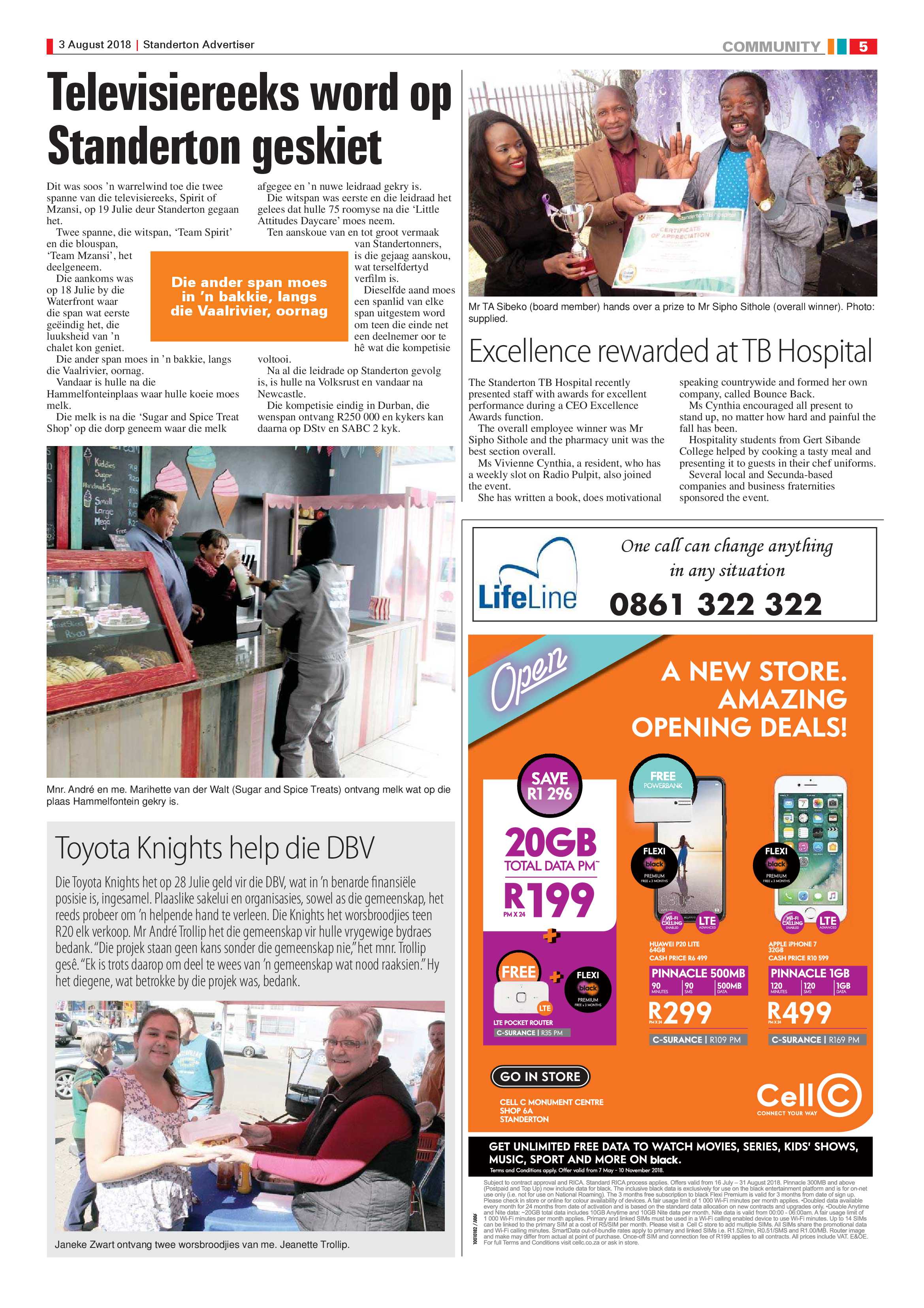 Standerton Advertiser 3 August 2018 page 5