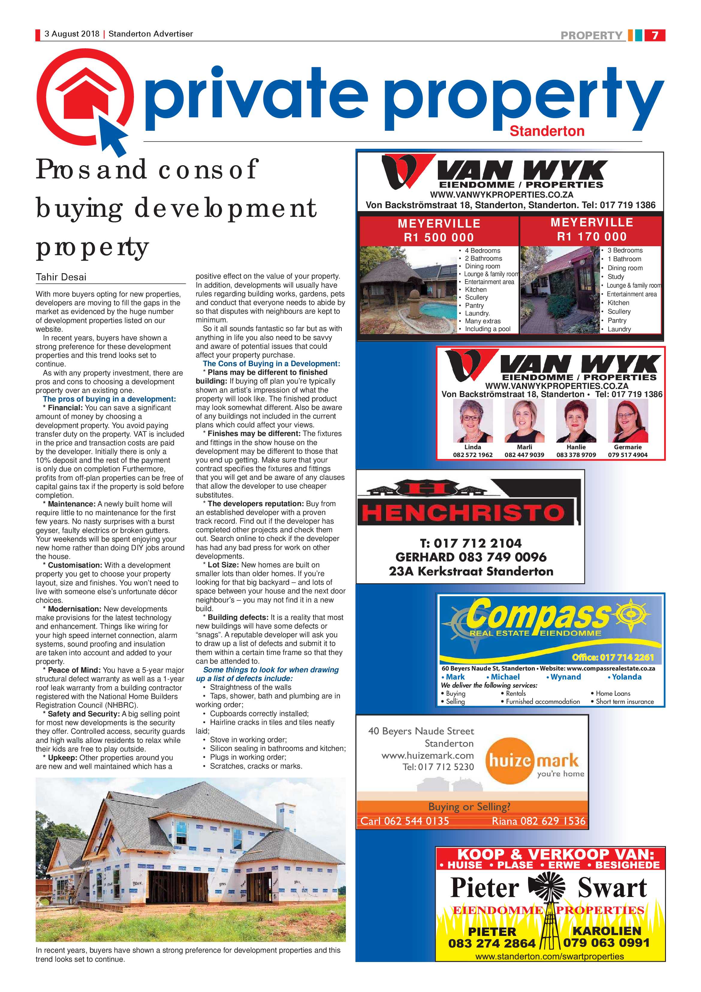 Standerton Advertiser 3 August 2018 page 7