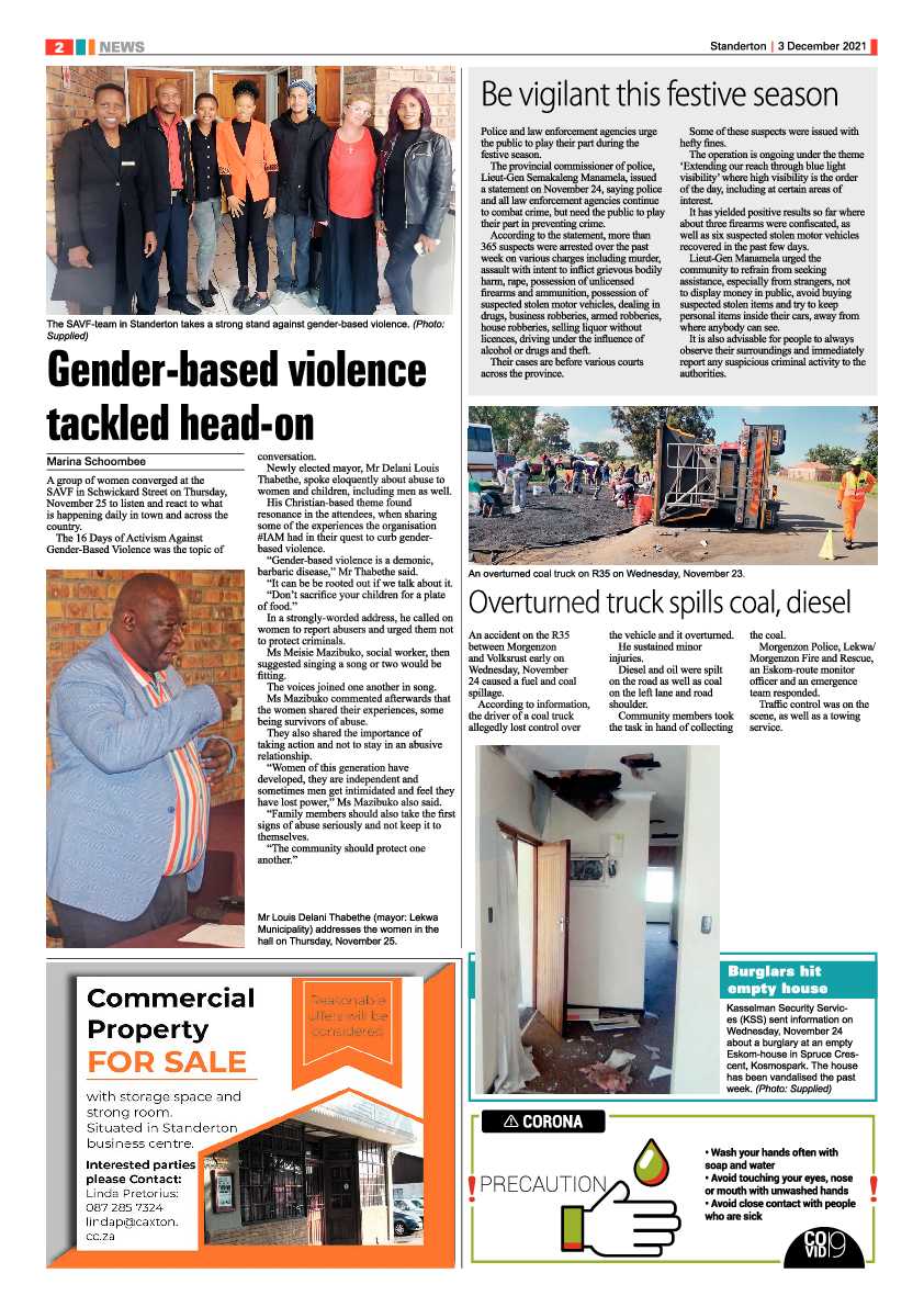 Standerton Advertiser 3 December 2021 page 2