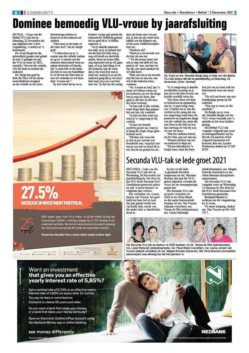 Standerton Advertiser 3 December 2021 page 8