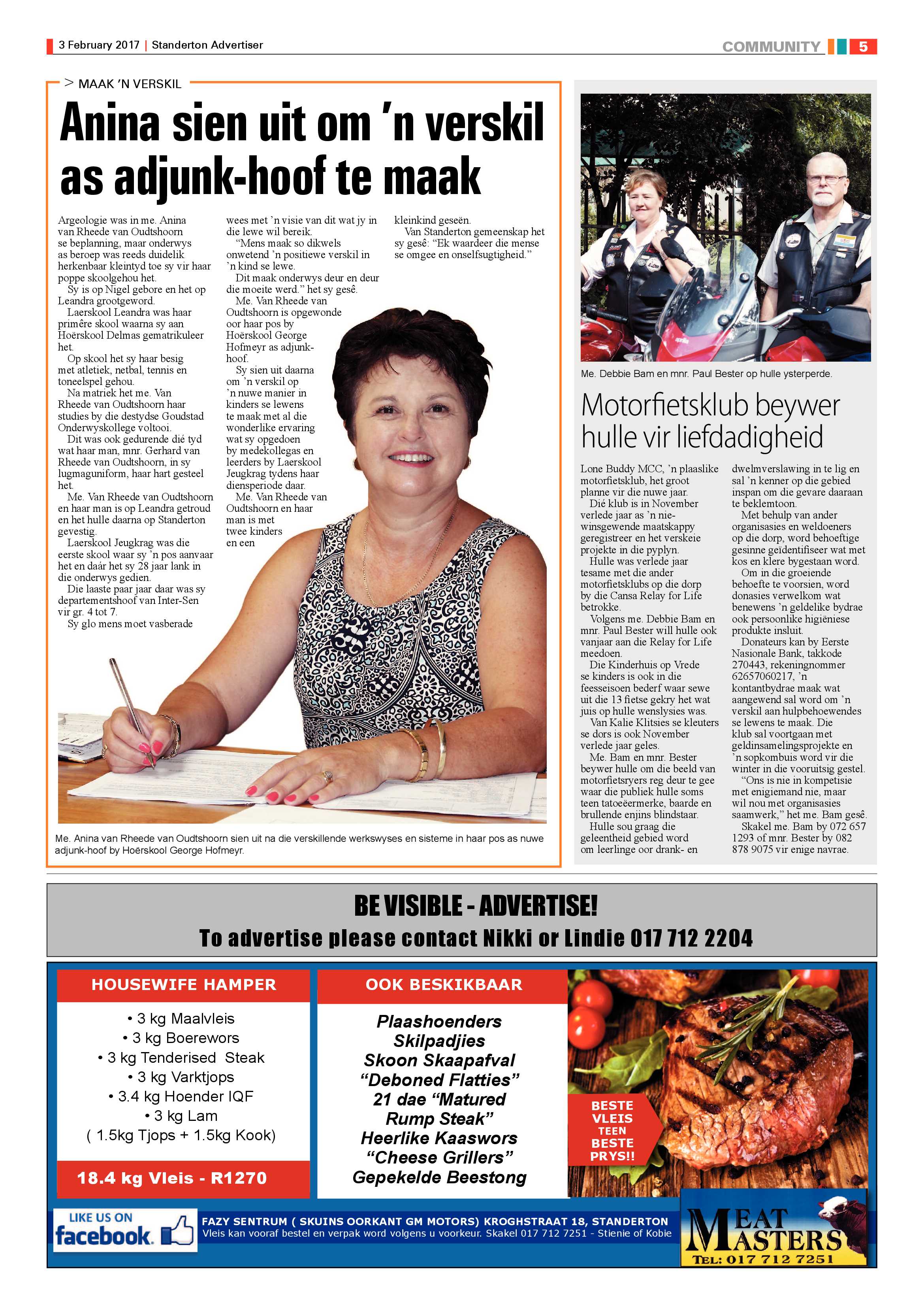 Standerton Advertiser 3 Februarie 2017 page 5