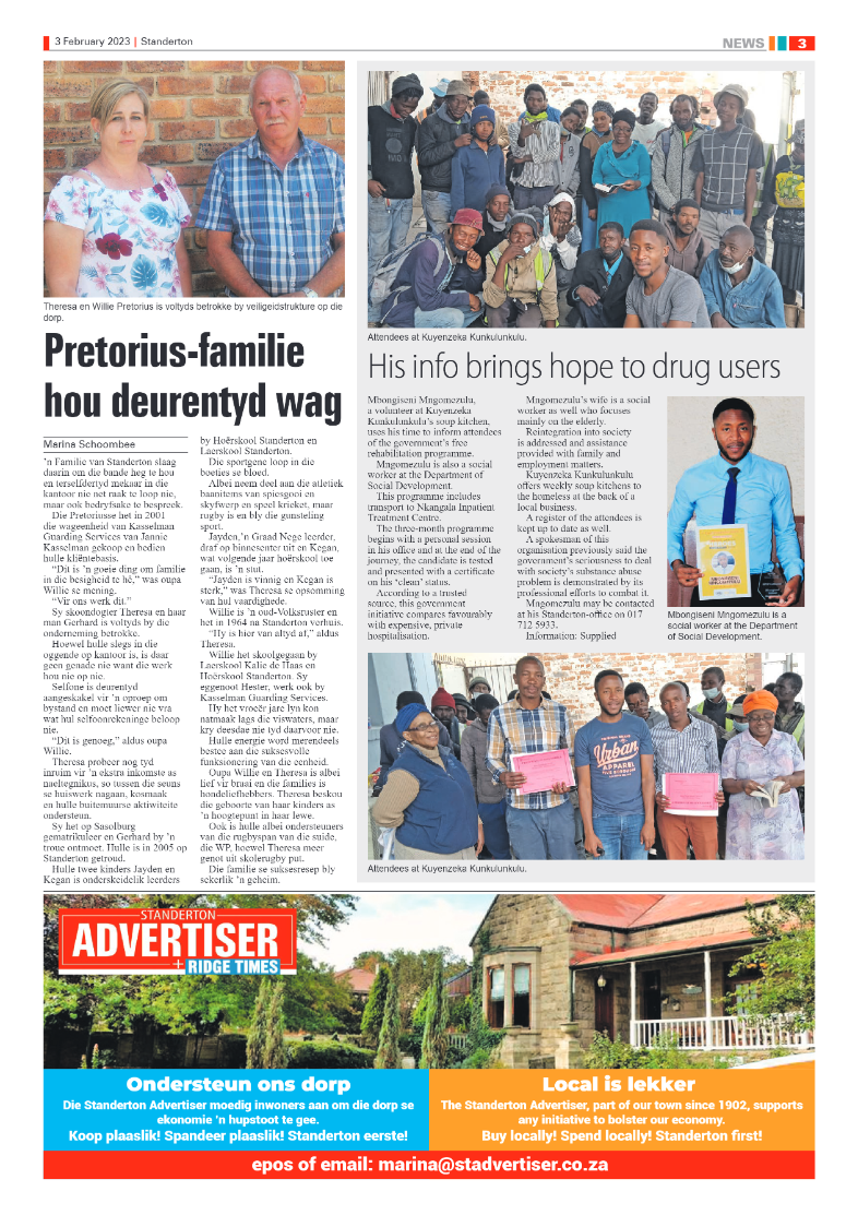 Standerton Advertiser 3 February 2023 page 3