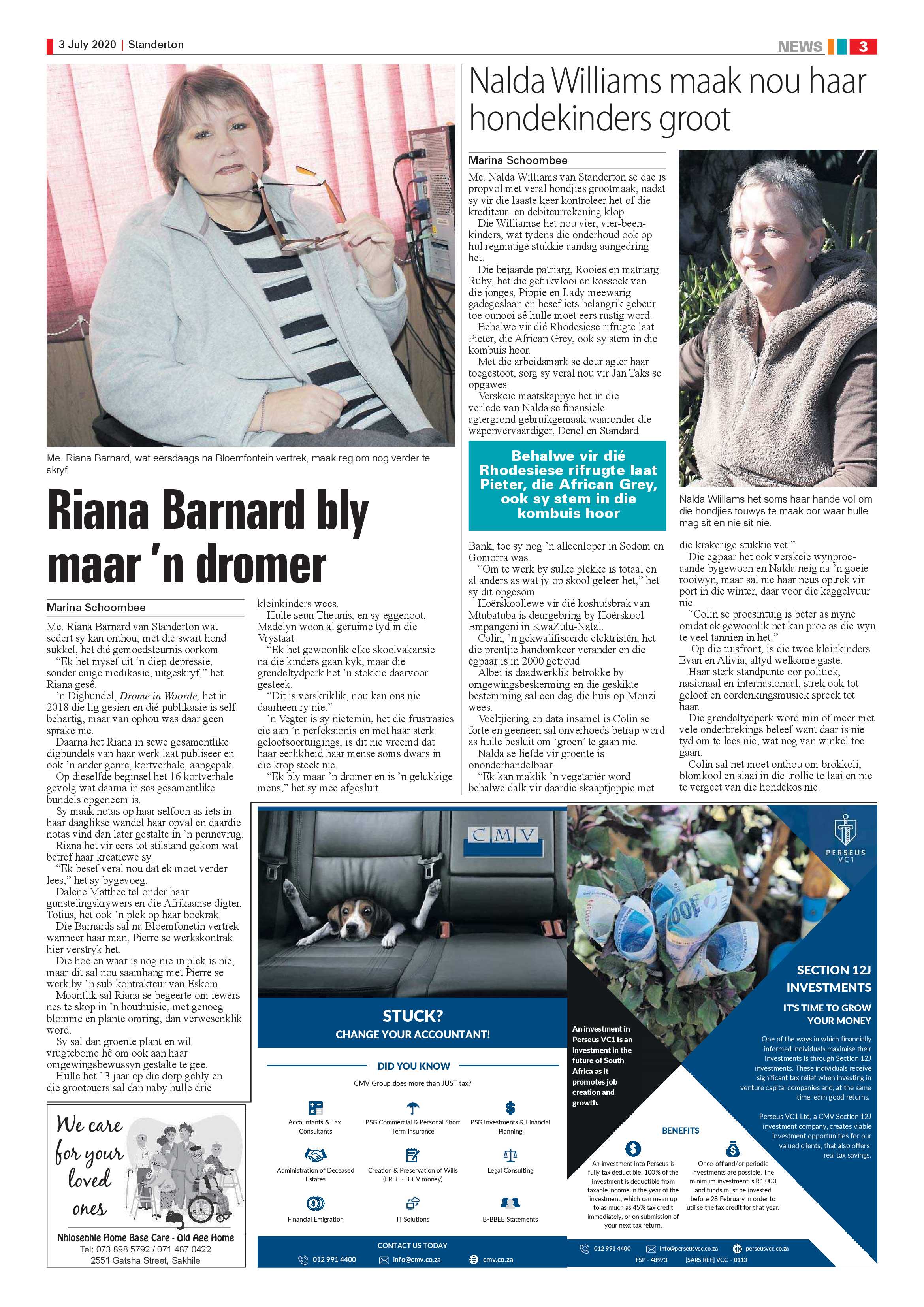 Standerton Advertiser 3 July 2020 page 3
