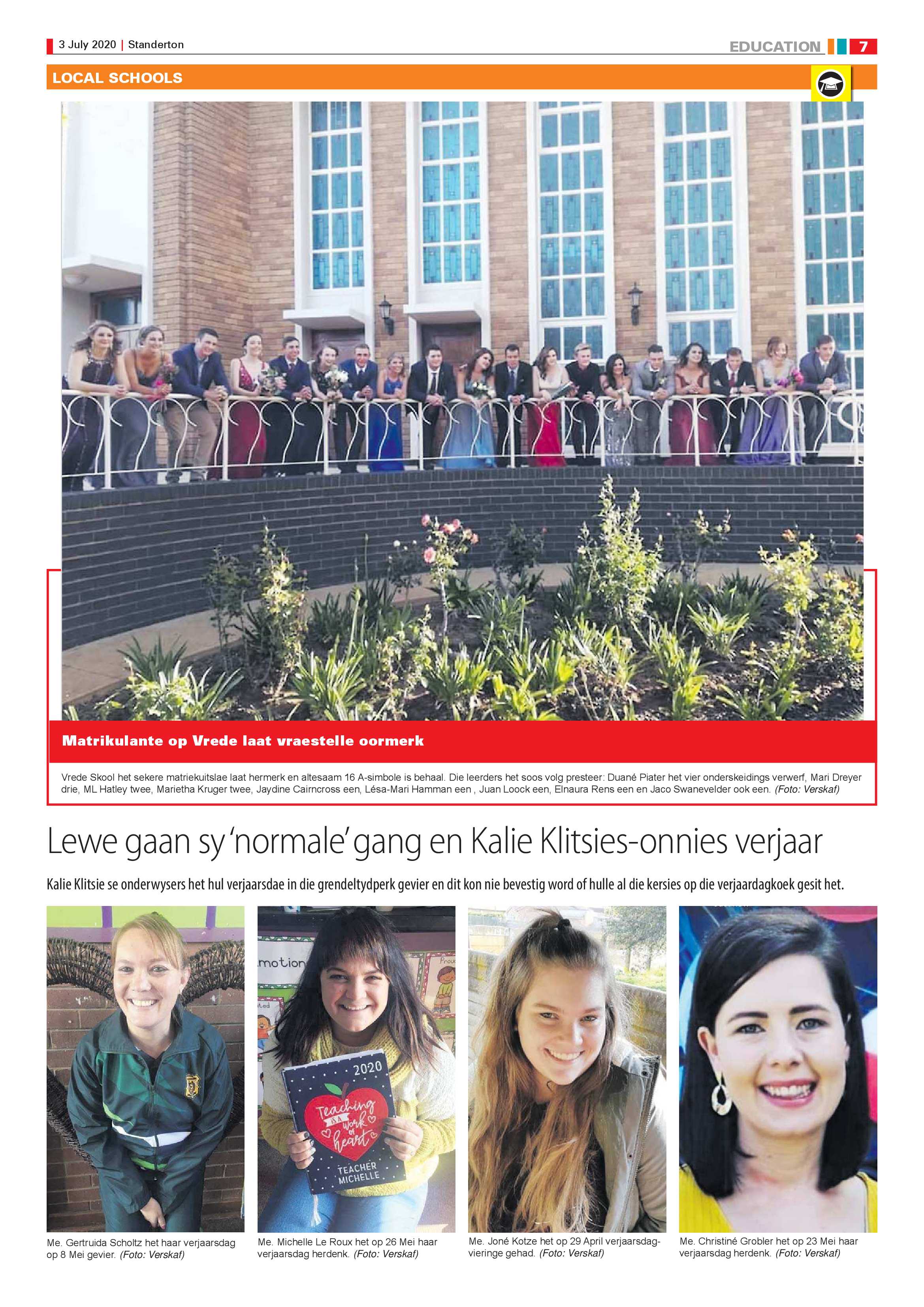 Standerton Advertiser 3 July 2020 page 7