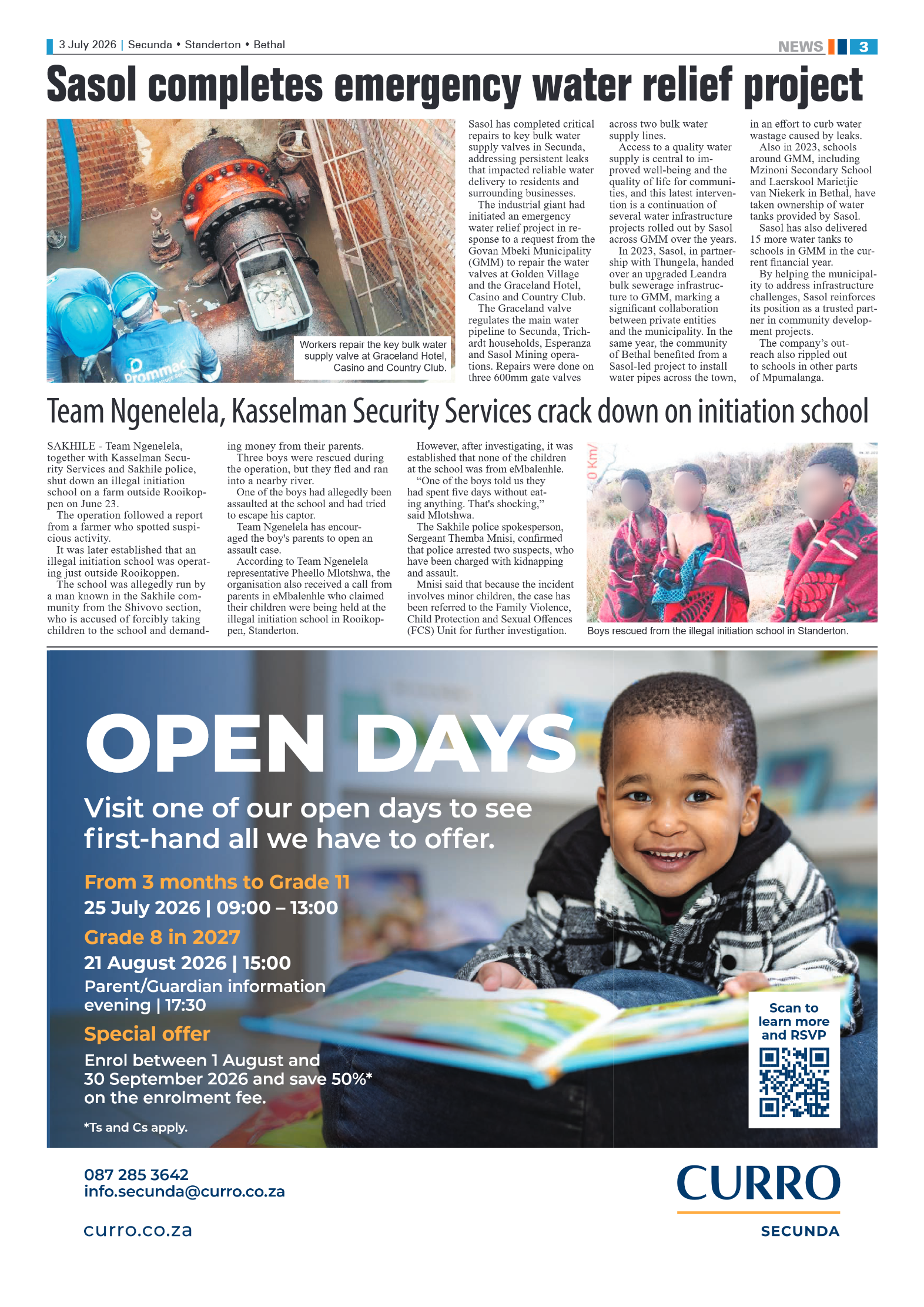 Standerton Advertiser 3 July 2026 page 3