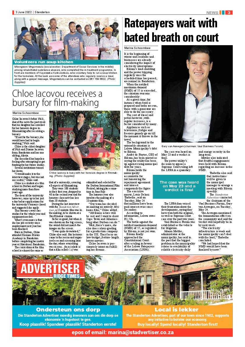 Standerton Advertiser 3 June 2022 page 3
