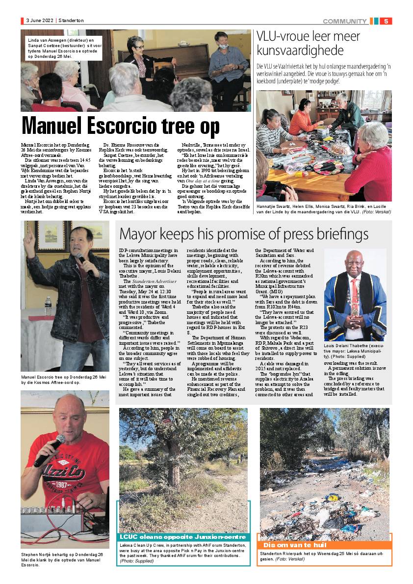 Standerton Advertiser 3 June 2022 page 5