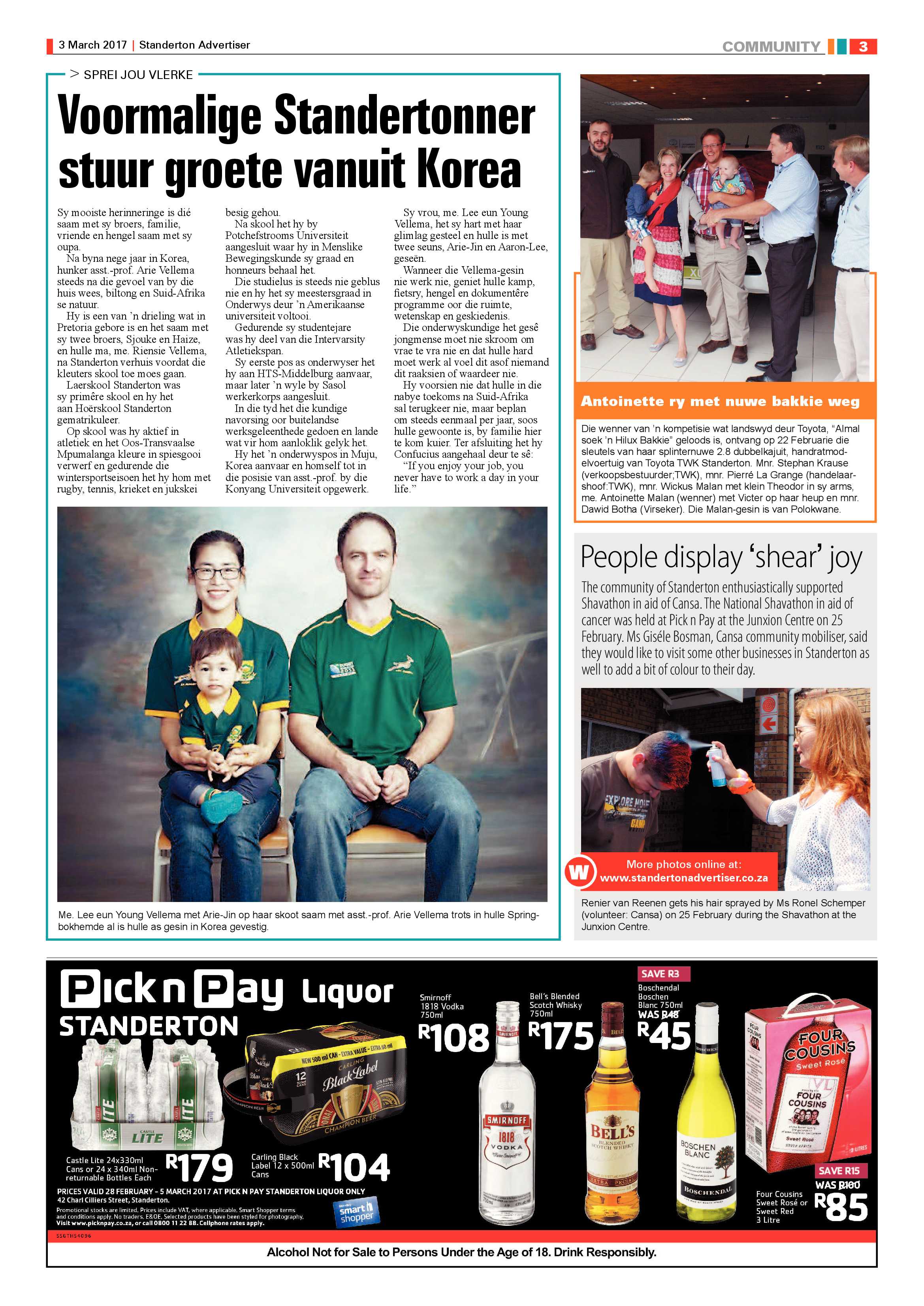 Standerton Advertiser 3 Maart 2017 page 3