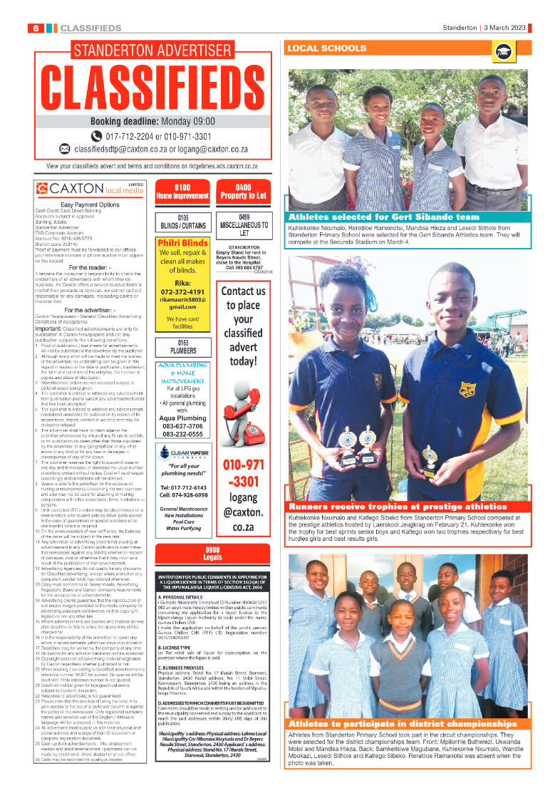 Standerton Advertiser 3 March 2023 page 6