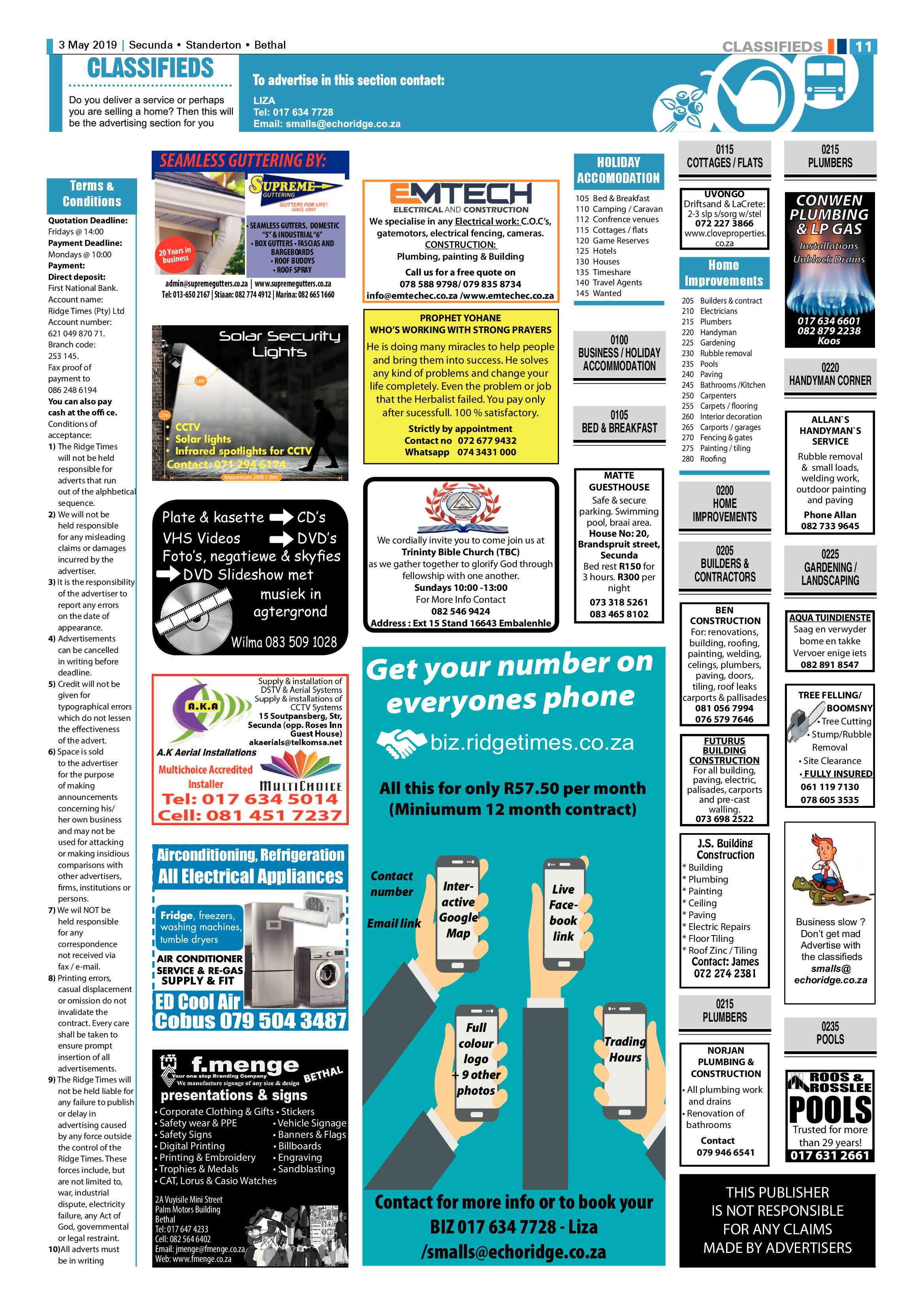 Standerton Advertiser 3 May 2019 page 15