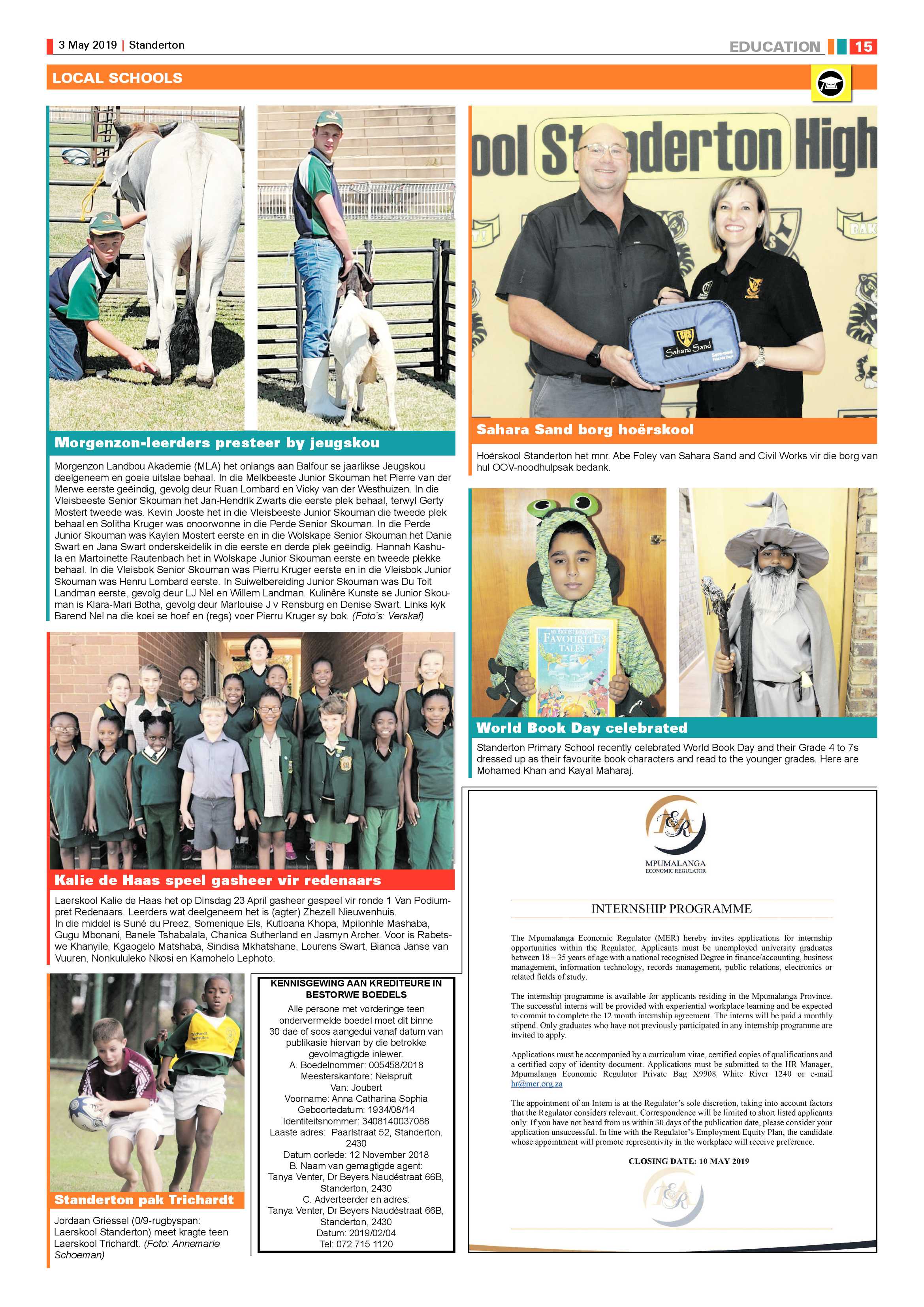Standerton Advertiser 3 May 2019 page 23