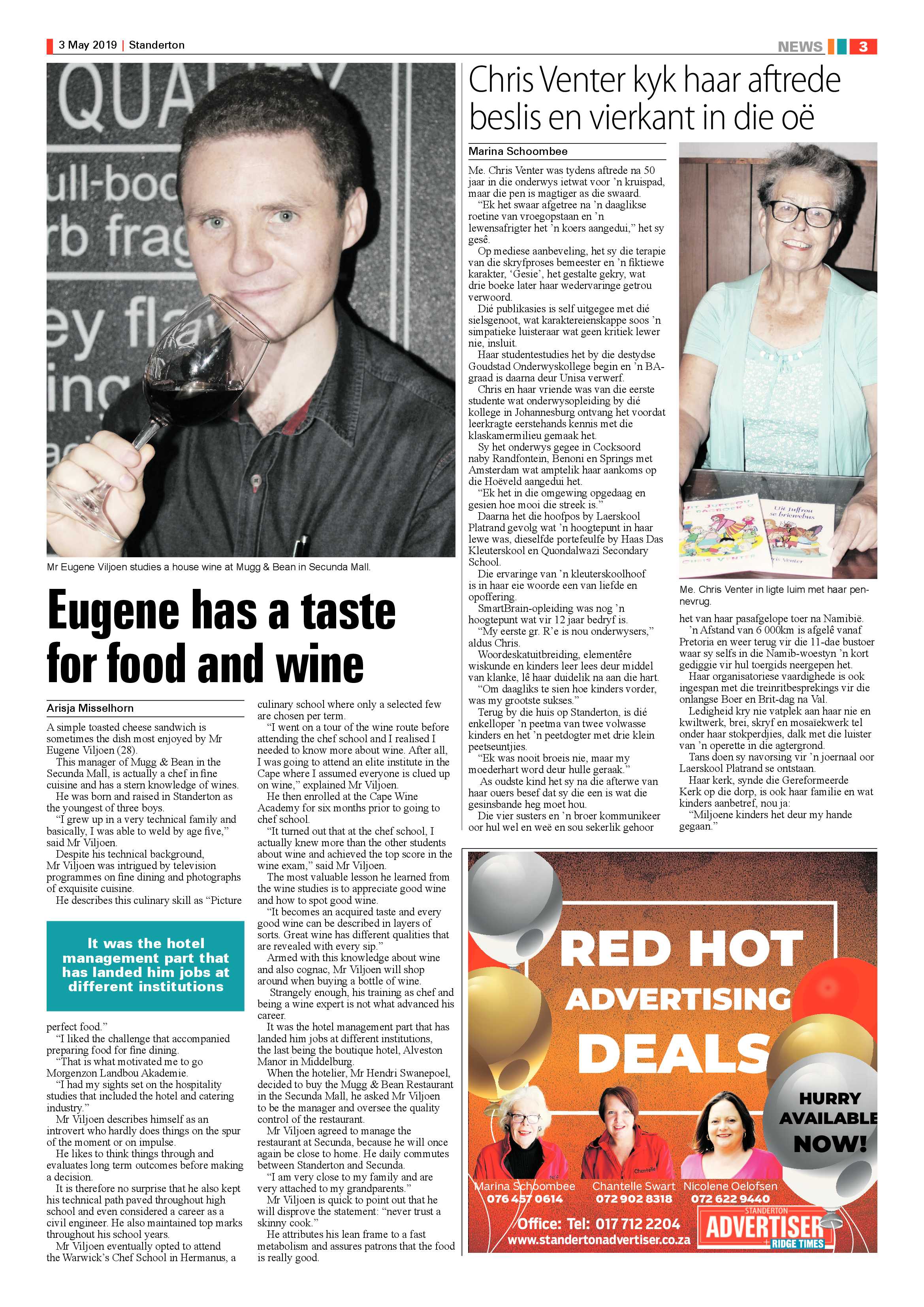 Standerton Advertiser 3 May 2019 page 3