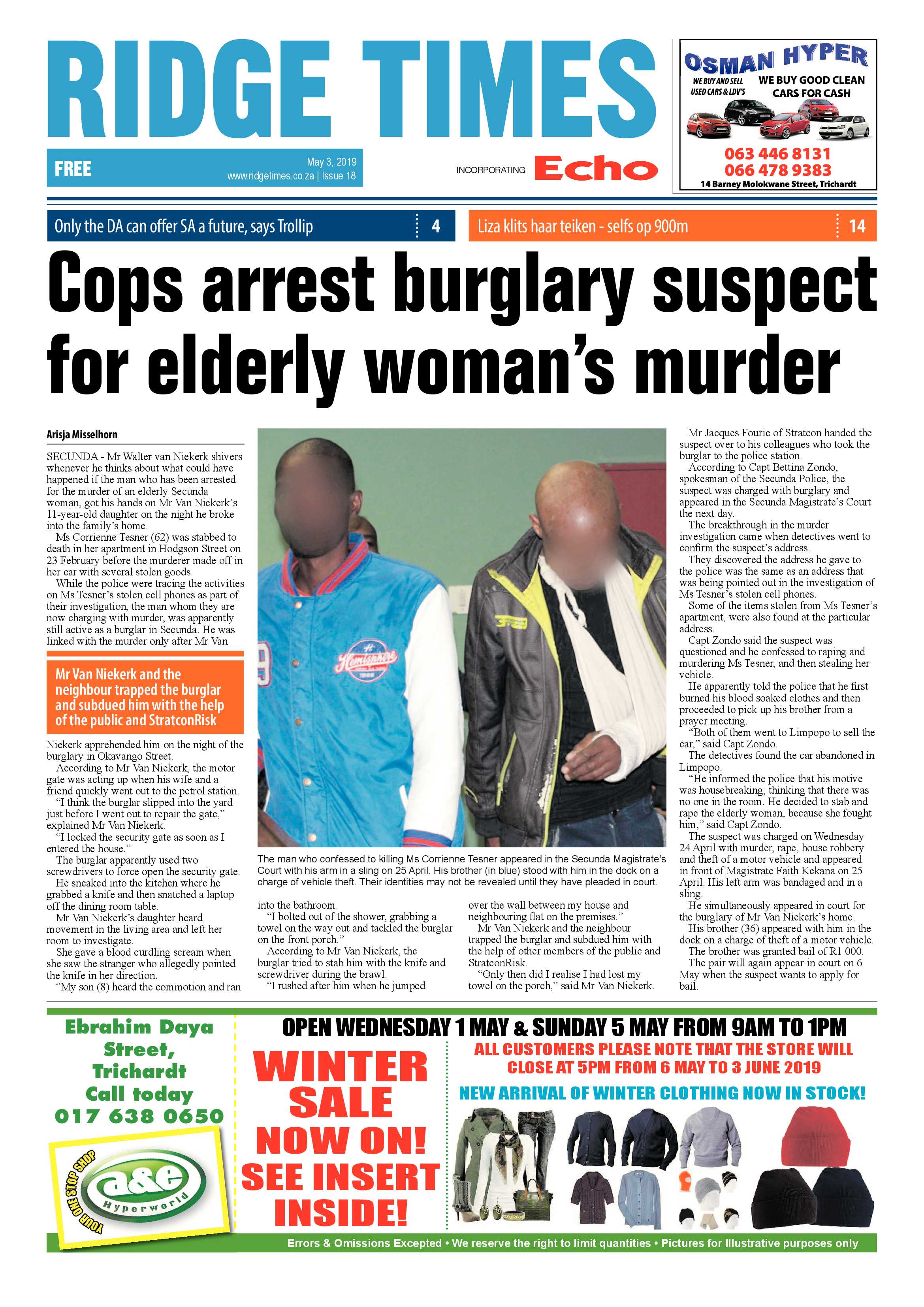 Standerton Advertiser 3 May 2019 page 5