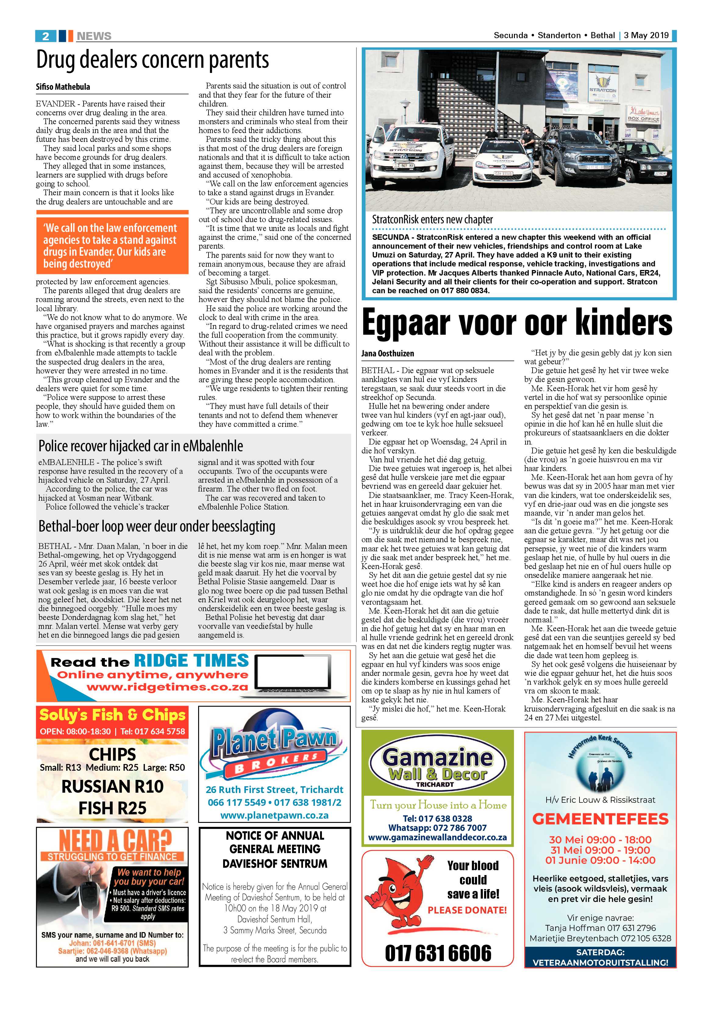 Standerton Advertiser 3 May 2019 page 6