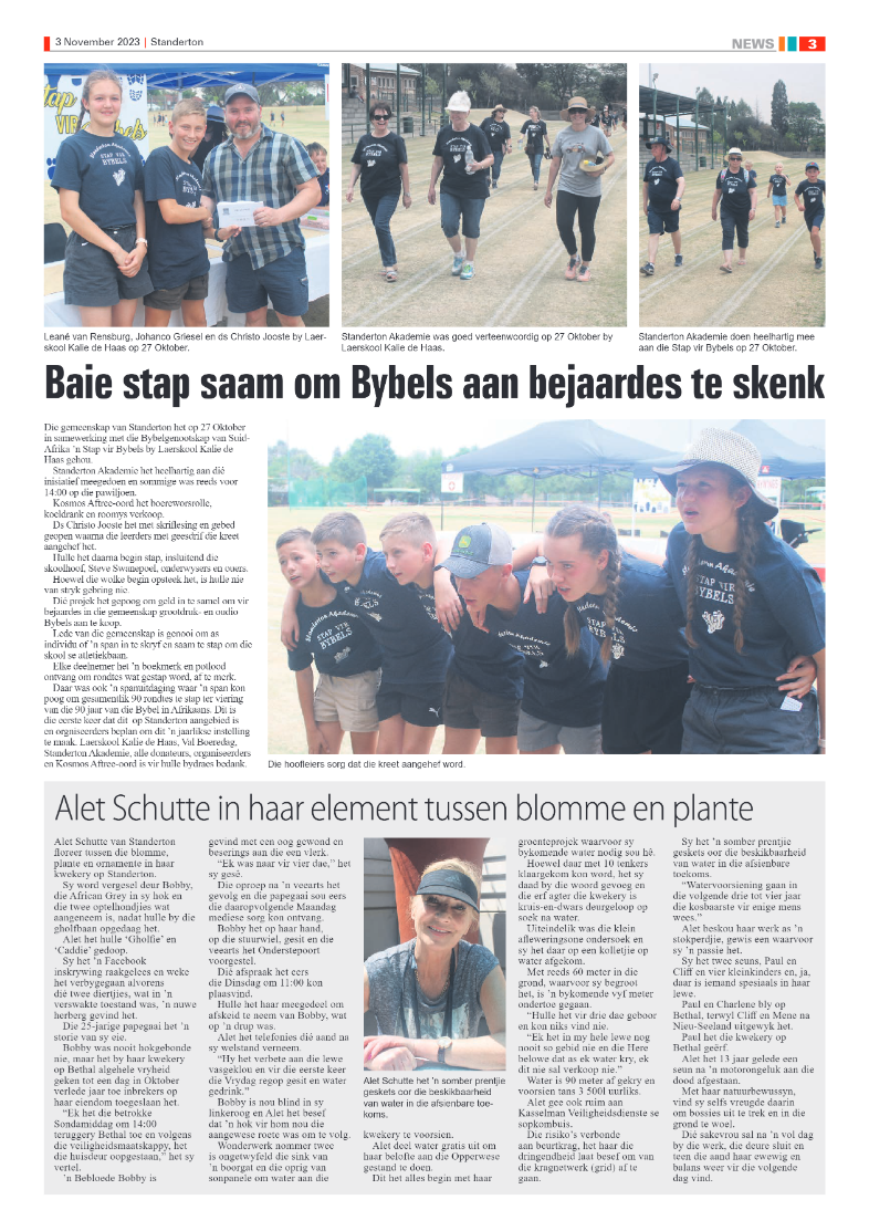 Standerton Advertiser 3 November 2023 page 3