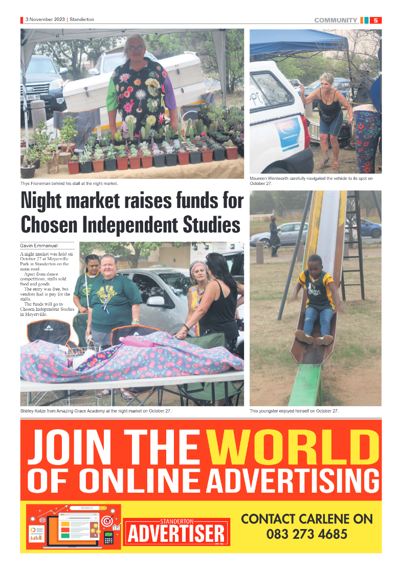 Standerton Advertiser 3 November 2023 page 5