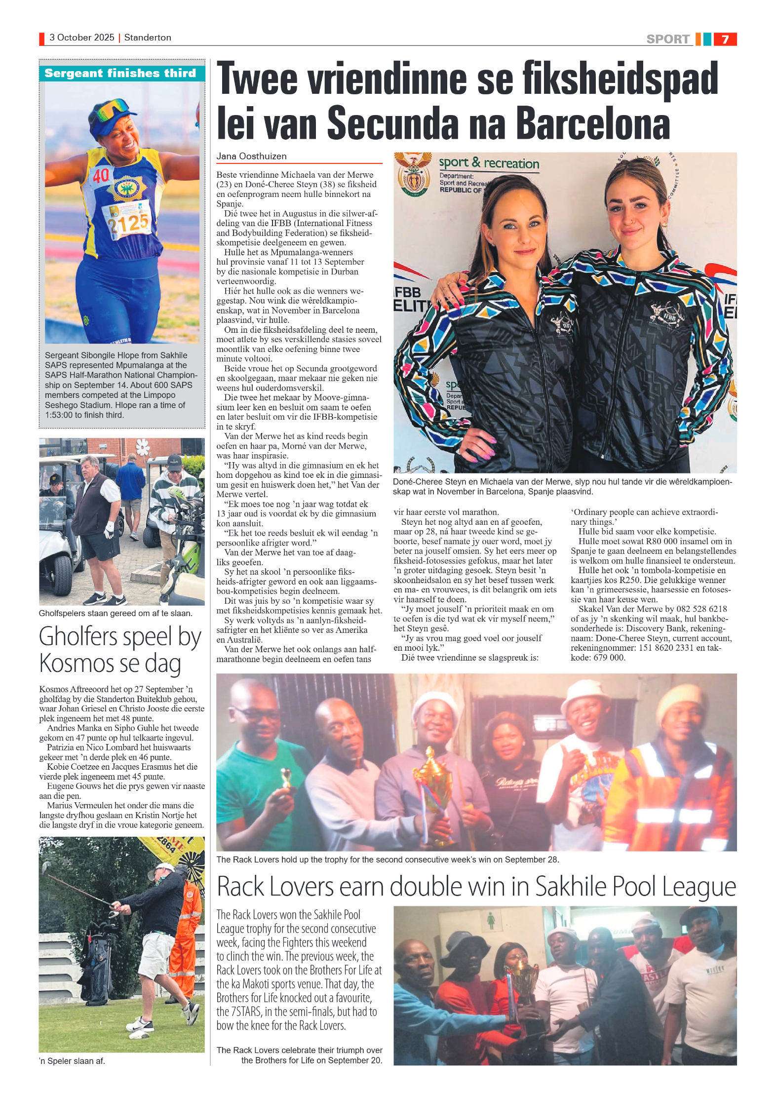 Standerton Advertiser 3 October 2025 page 7