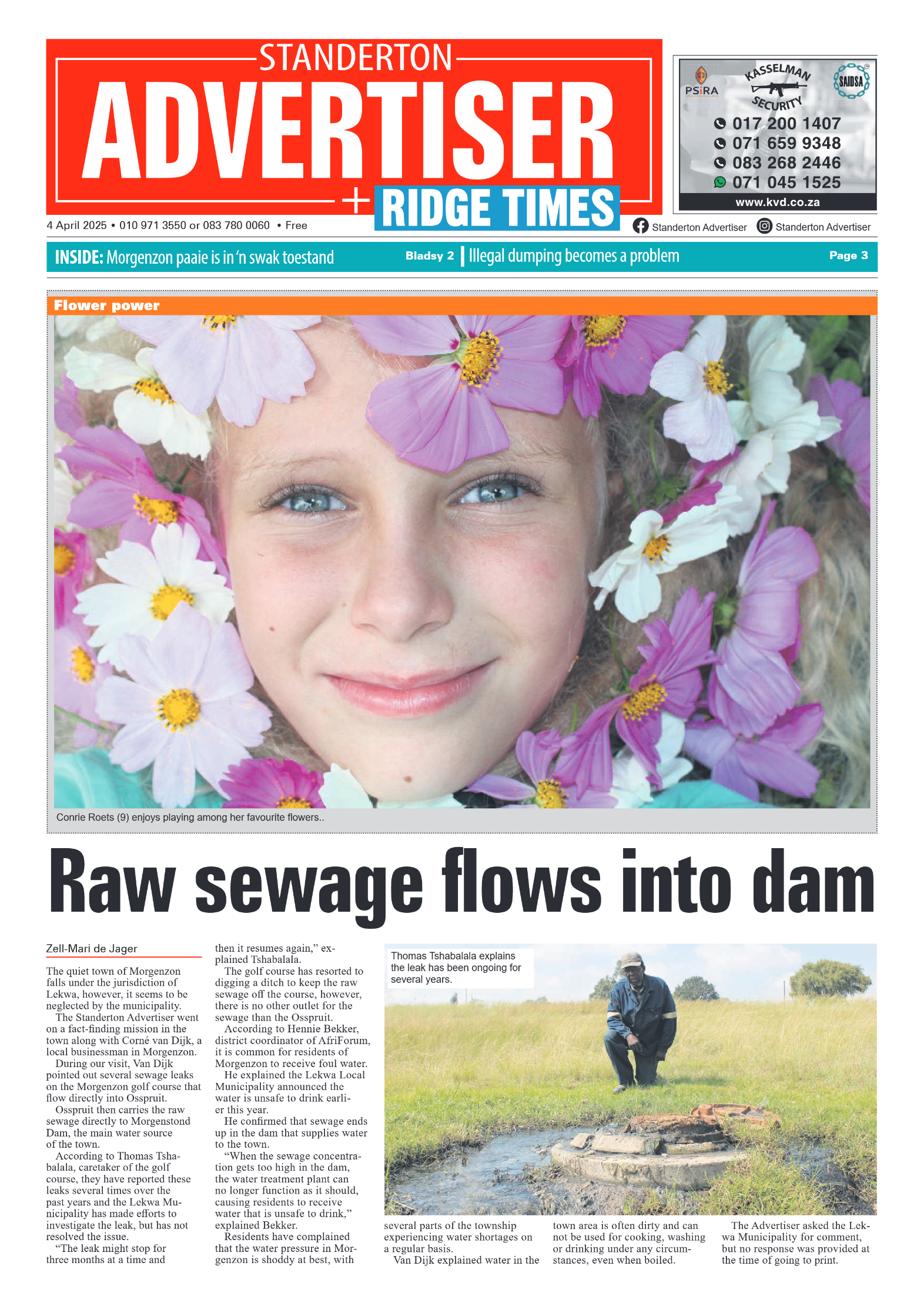 Standerton Advertiser 4 April 2025 page 1