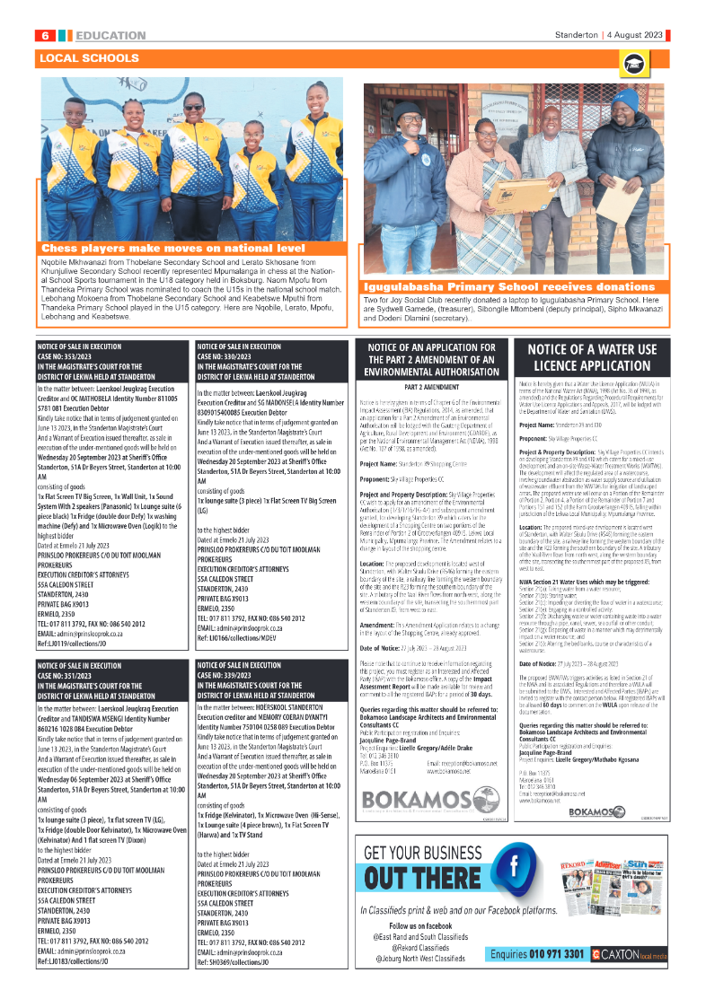 Standerton Advertiser 4 August 2023 page 6