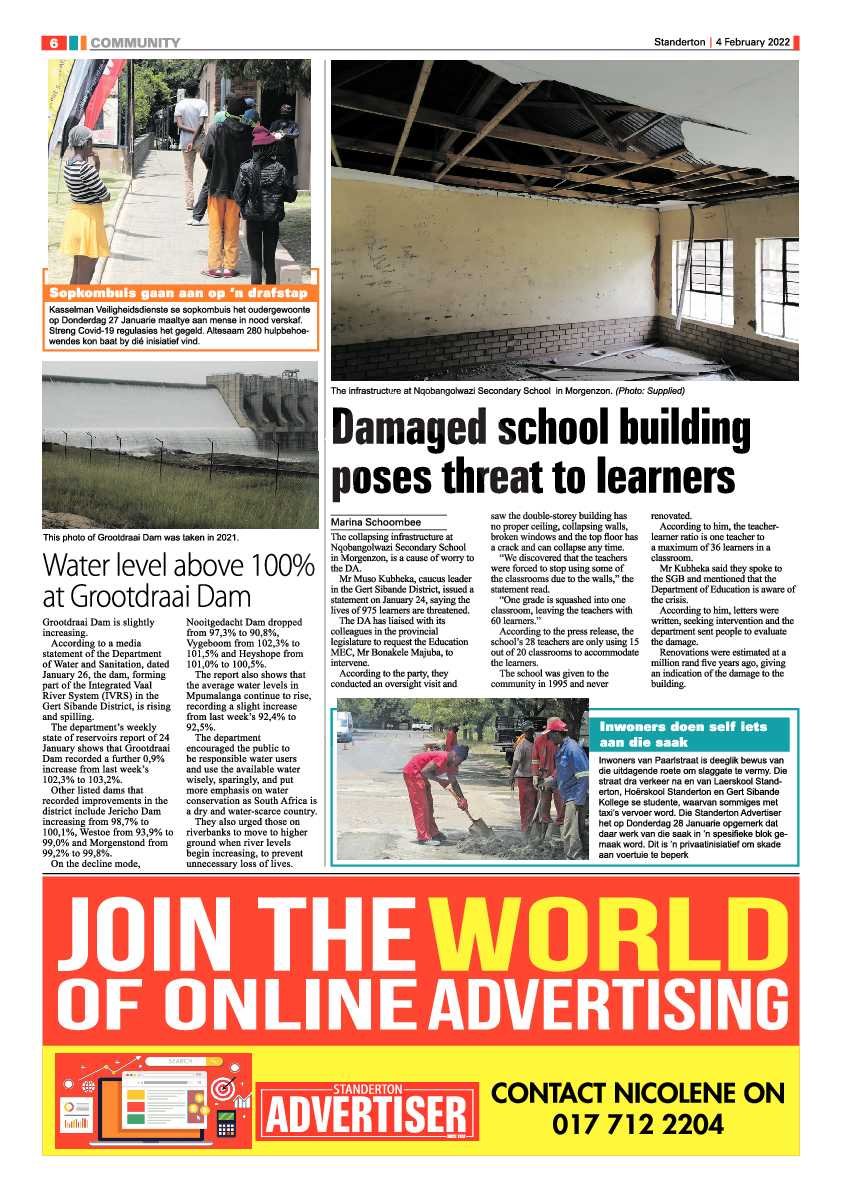Standerton Advertiser 4 February 2022 page 6