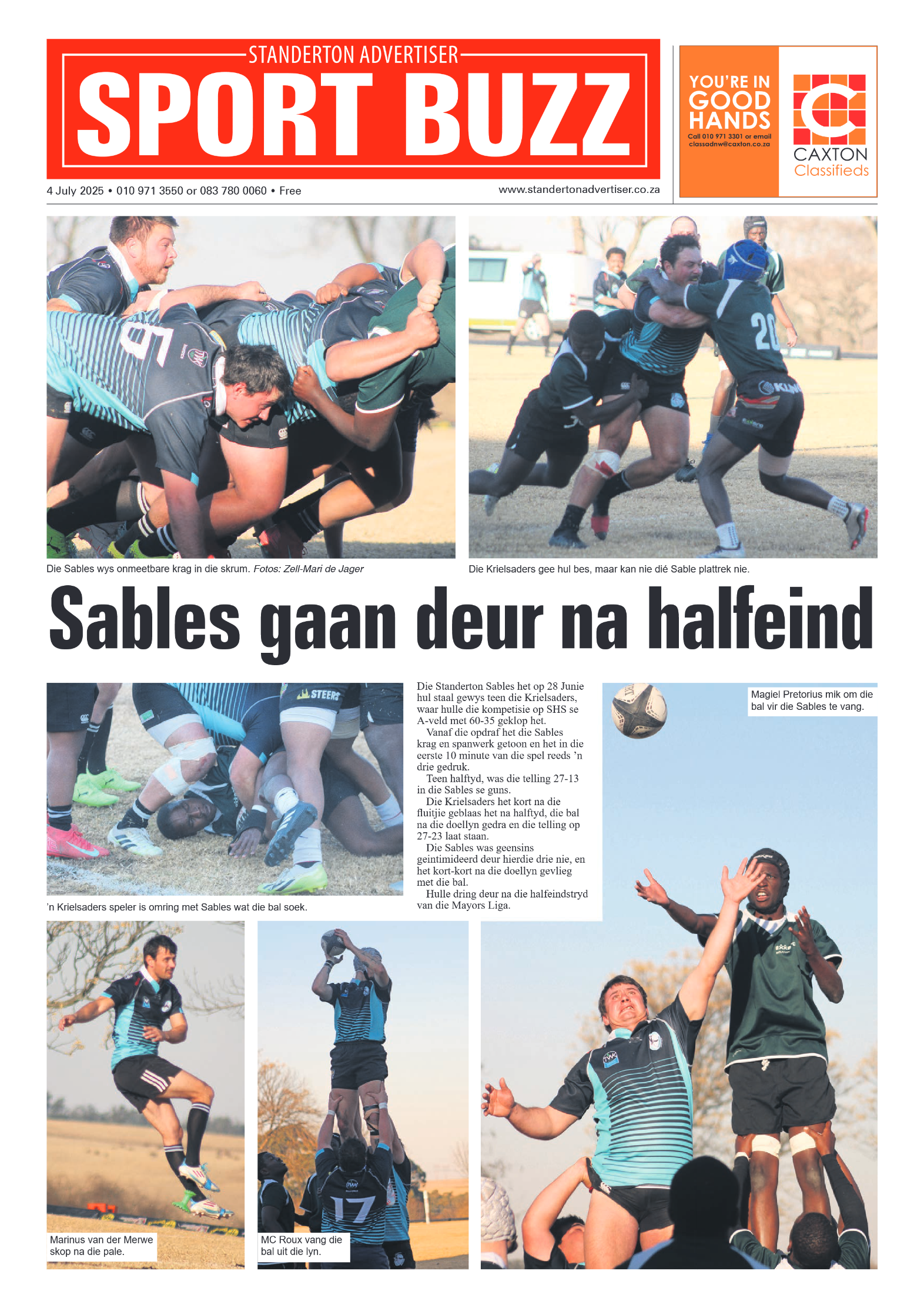 Standerton Advertiser 4 July 2025 page 8