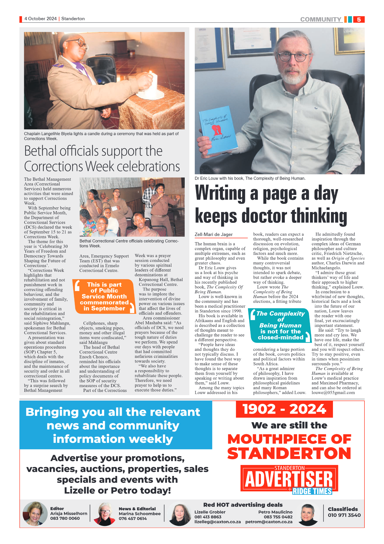 Standerton Advertiser 4 October 2024 page 5