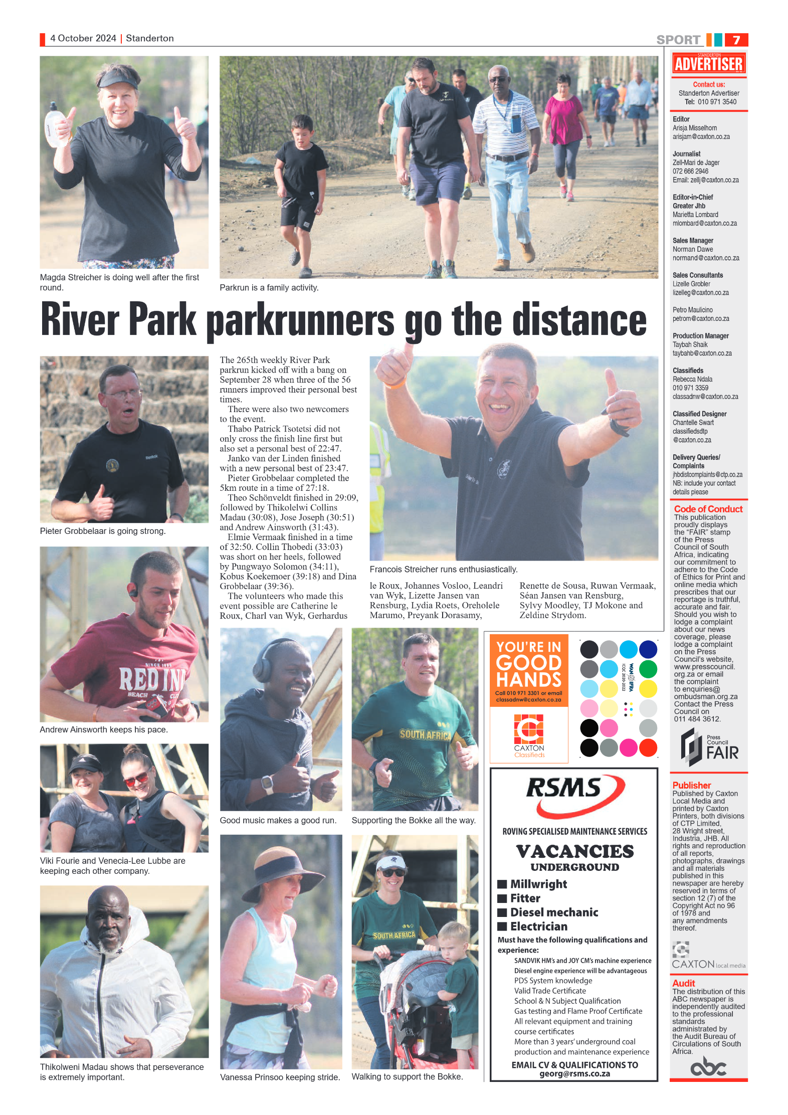 Standerton Advertiser 4 October 2024 page 7