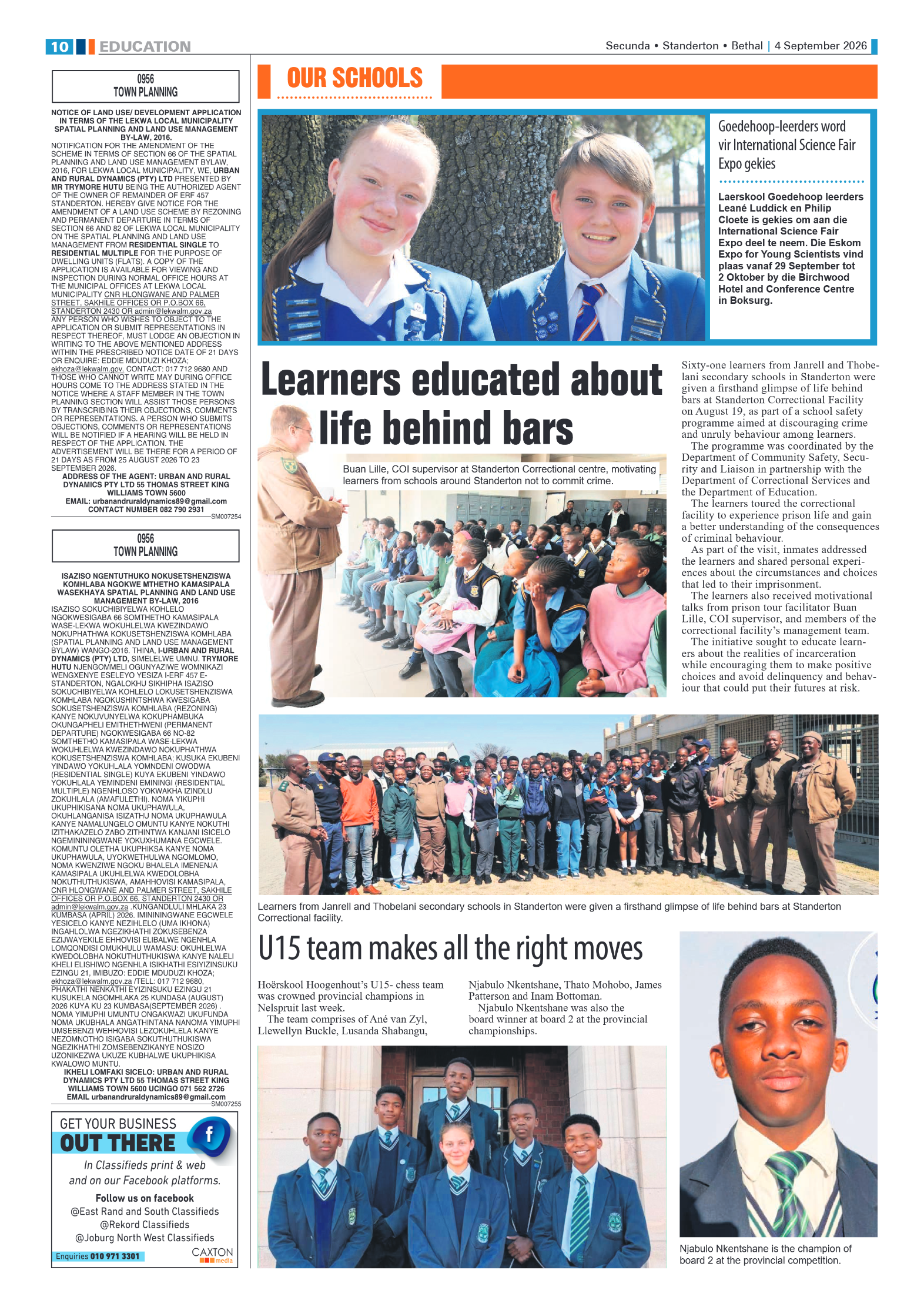 Standerton Advertiser 4 September 2026 page 10