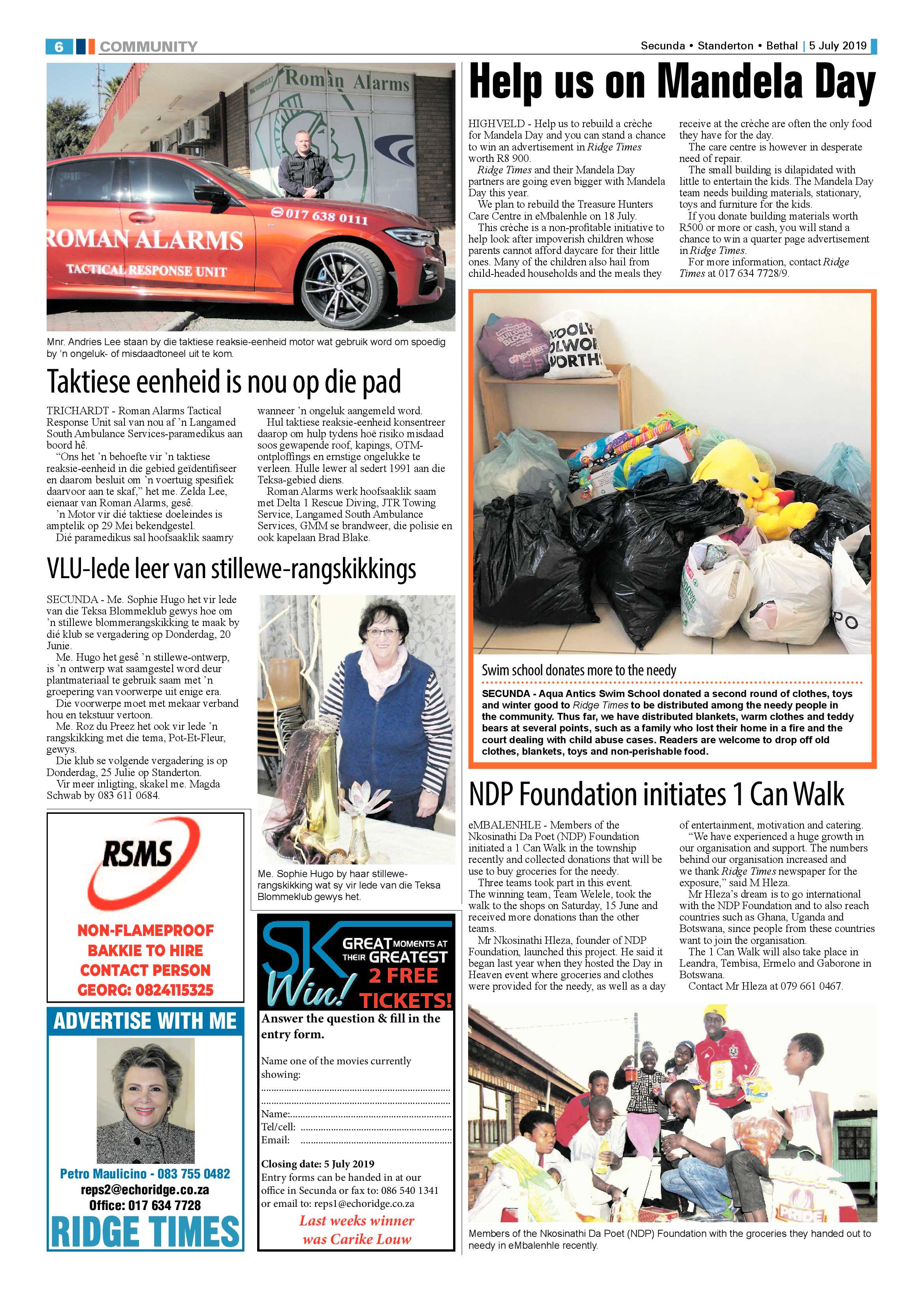 Standerton Advertiser 5 July 2019 page 10
