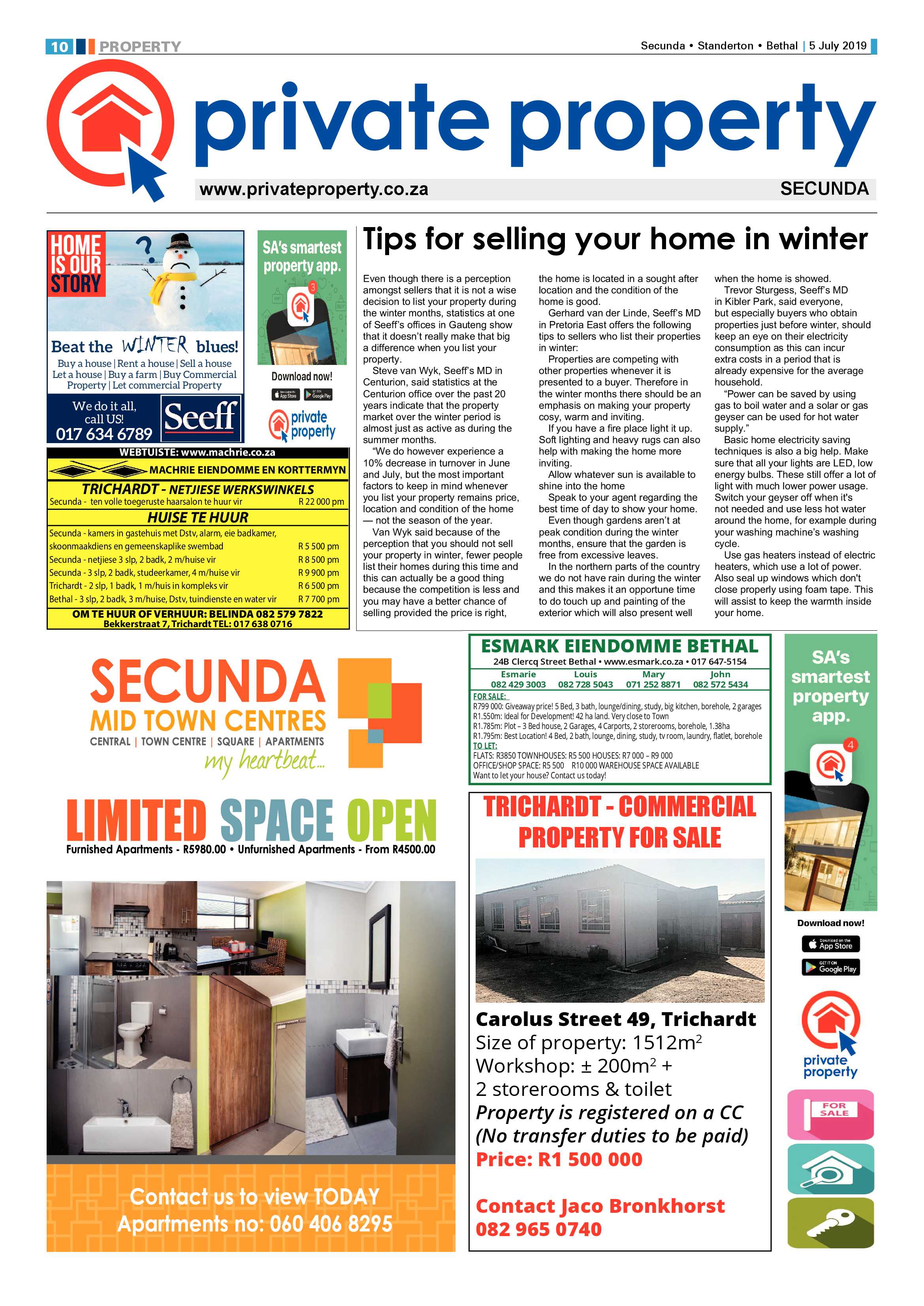 Standerton Advertiser 5 July 2019 page 14