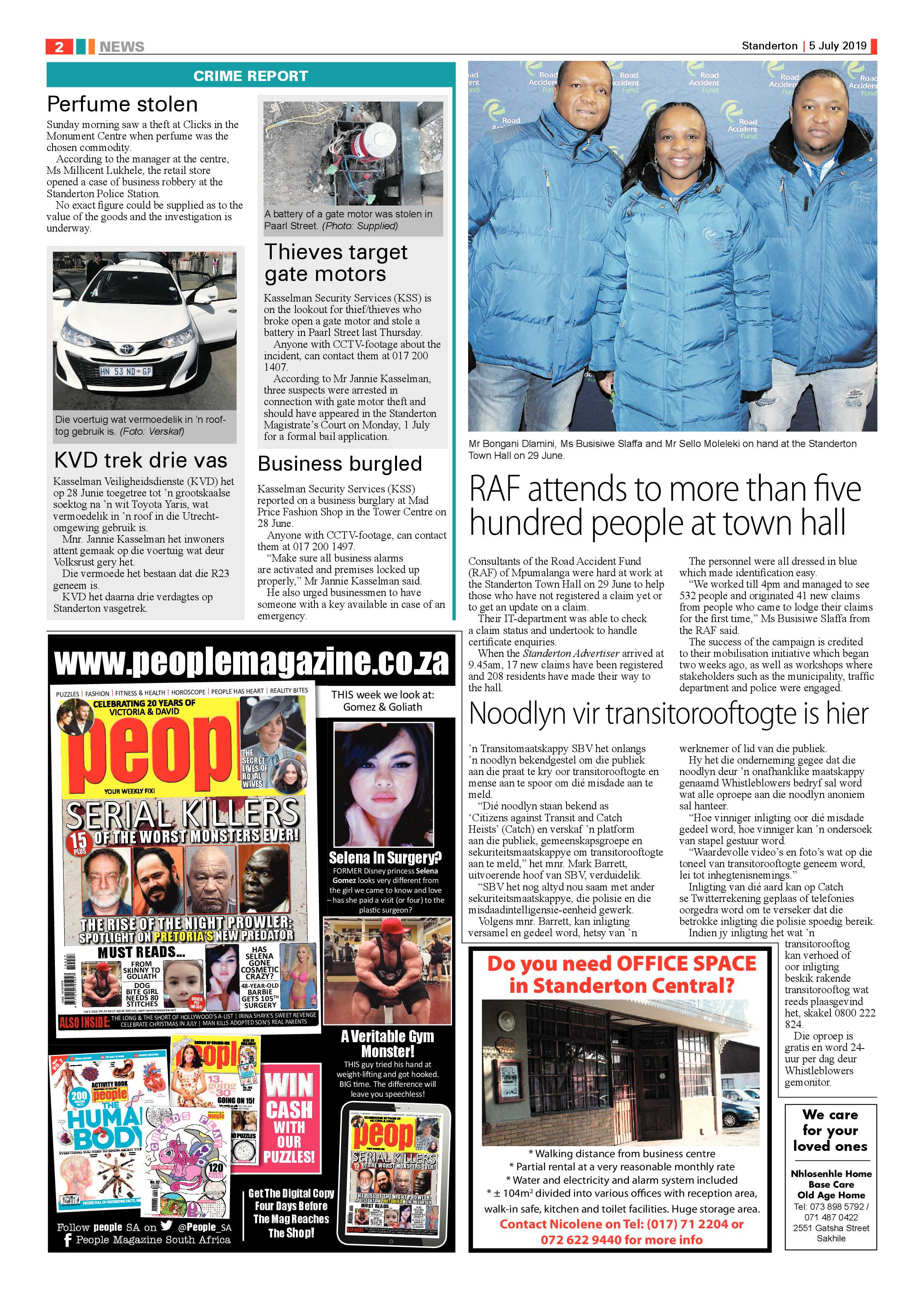 Standerton Advertiser 5 July 2019 page 2
