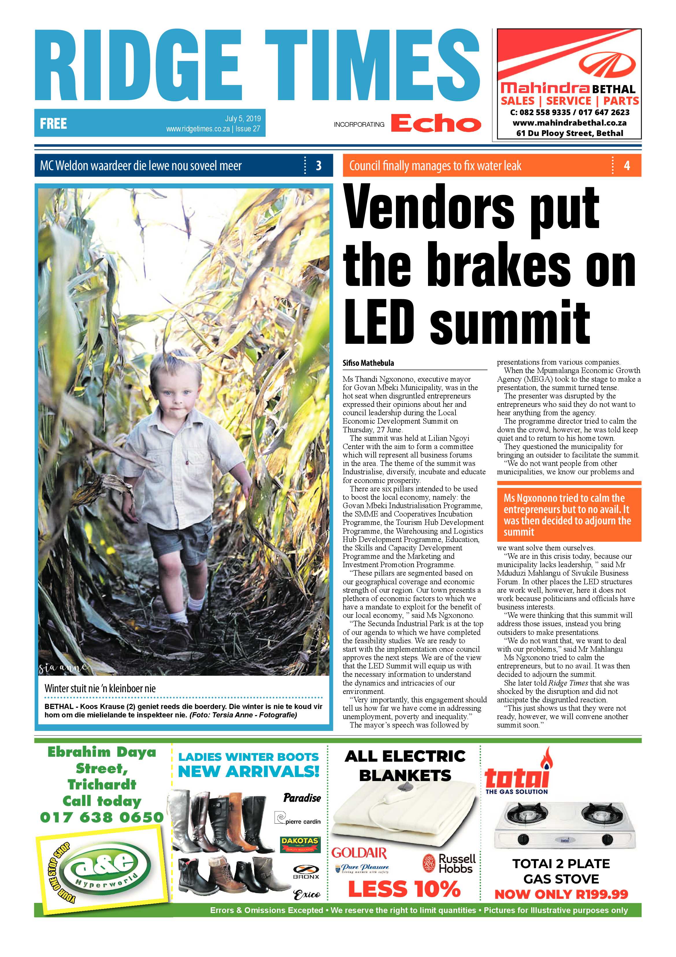 Standerton Advertiser 5 July 2019 page 5