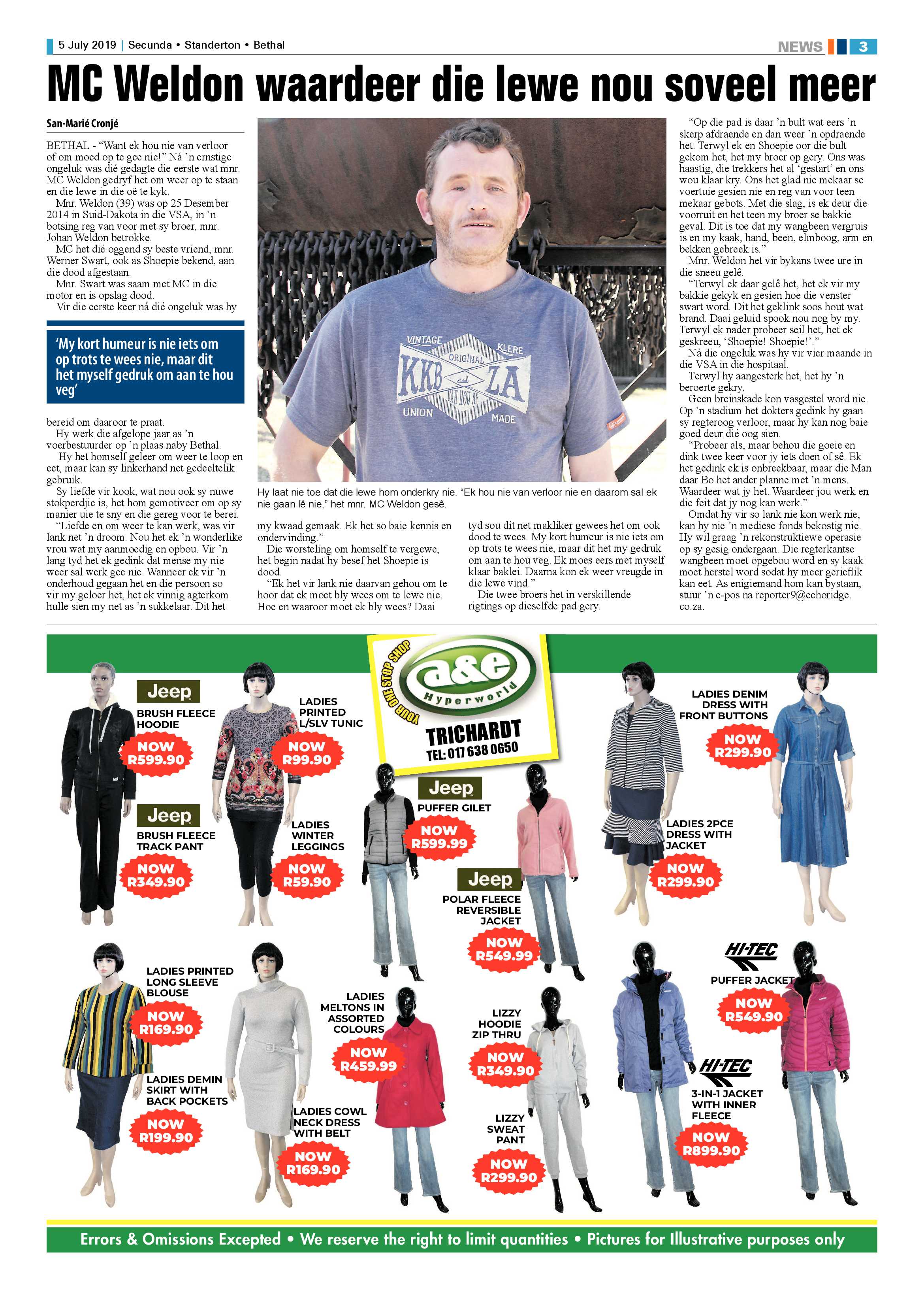Standerton Advertiser 5 July 2019 page 7