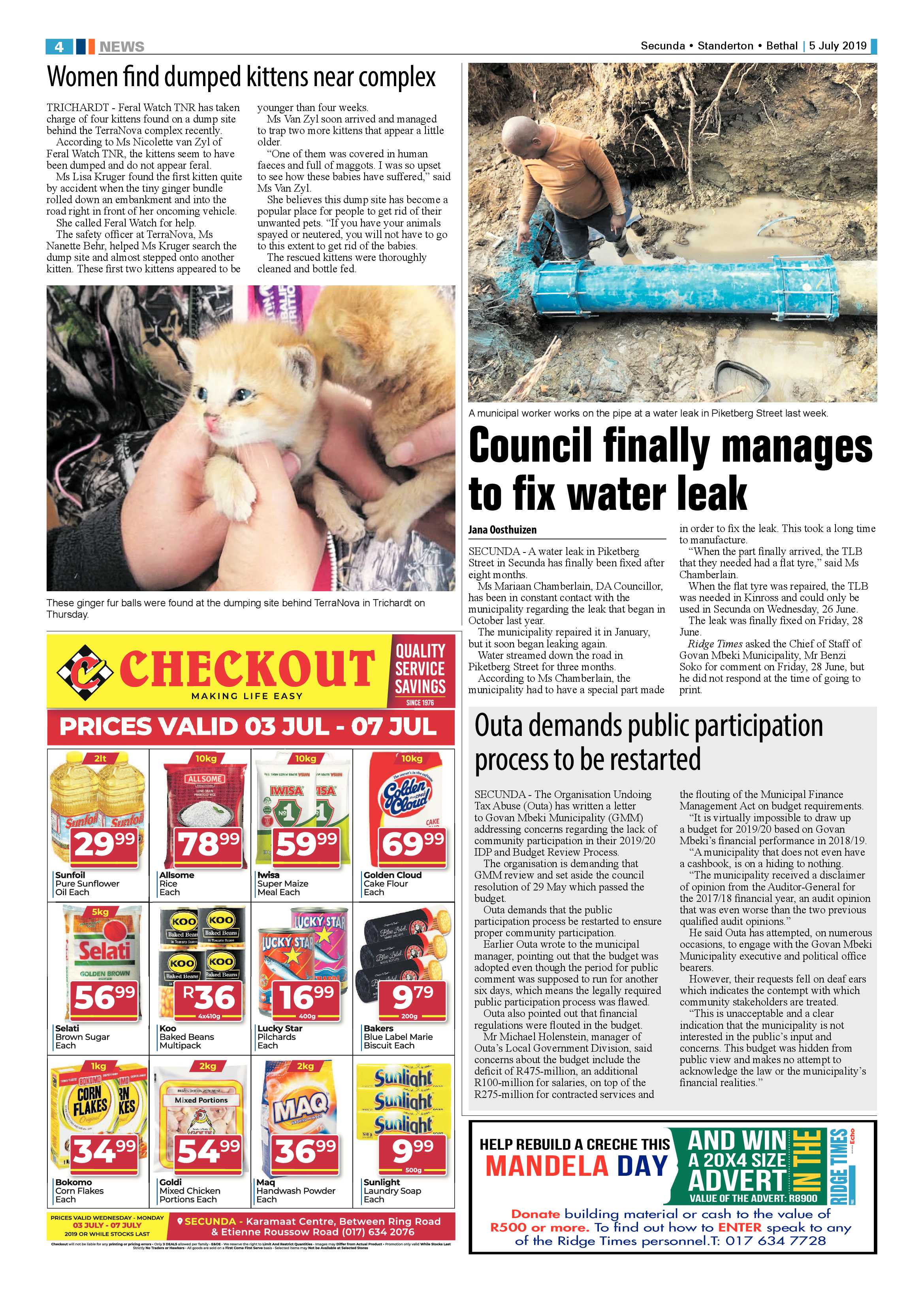Standerton Advertiser 5 July 2019 page 8