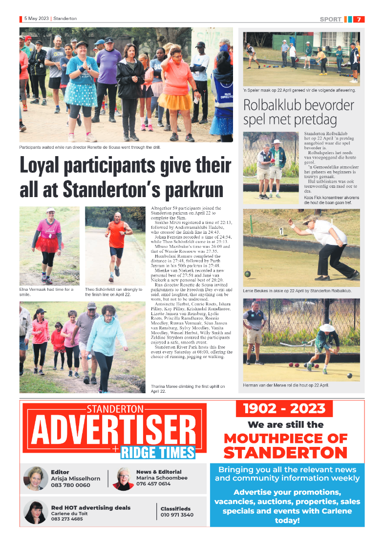 Standerton Advertiser 5 May 2023 page 7