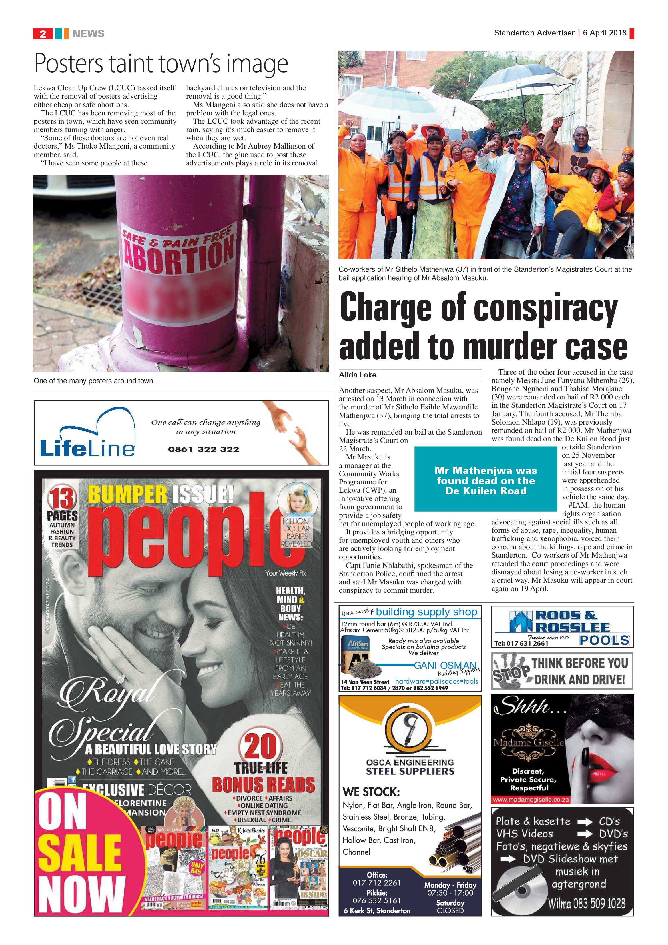 Standerton Advertiser 6 April 2018 page 2