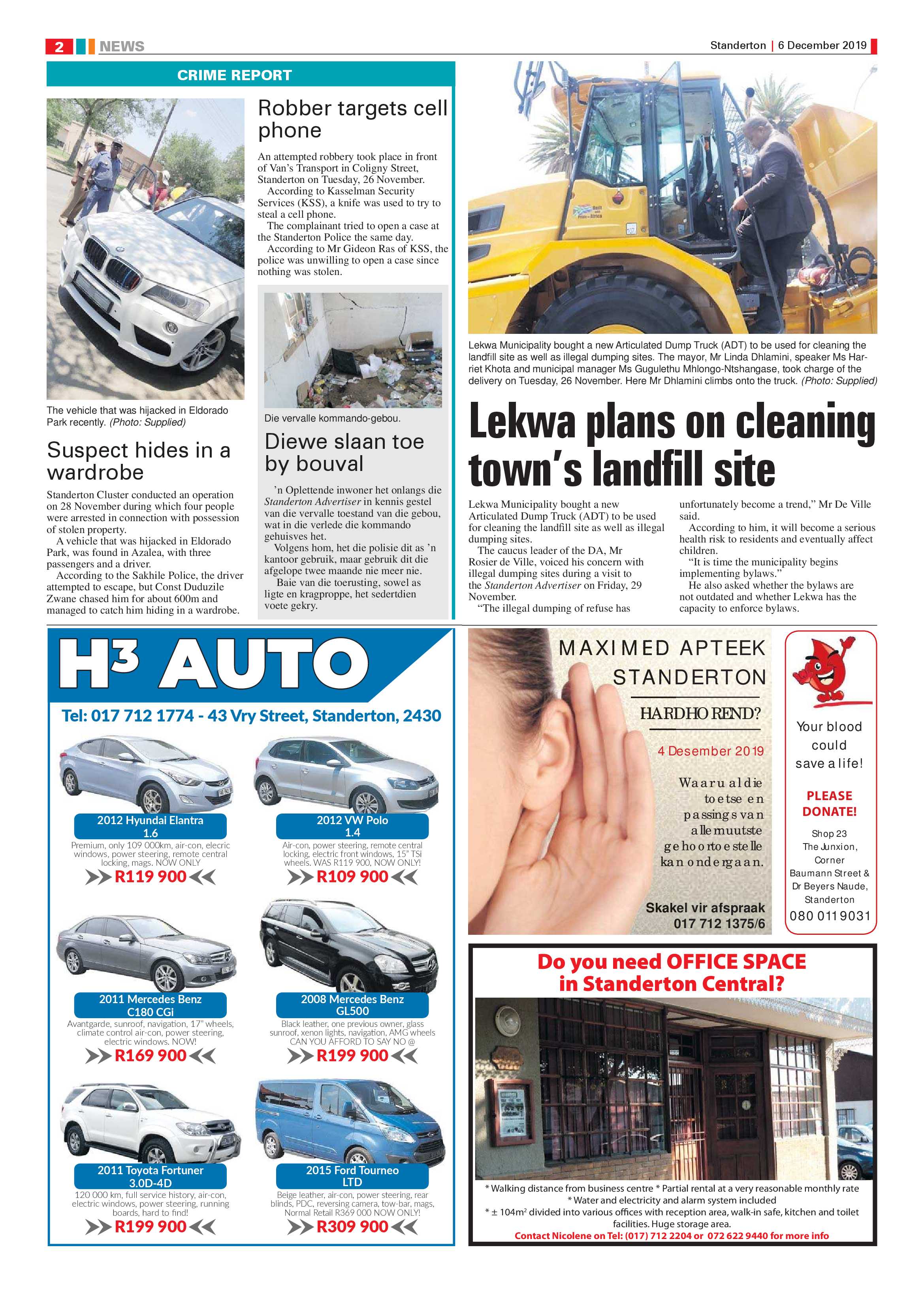 Standerton Advertiser 6 December 2019 page 2
