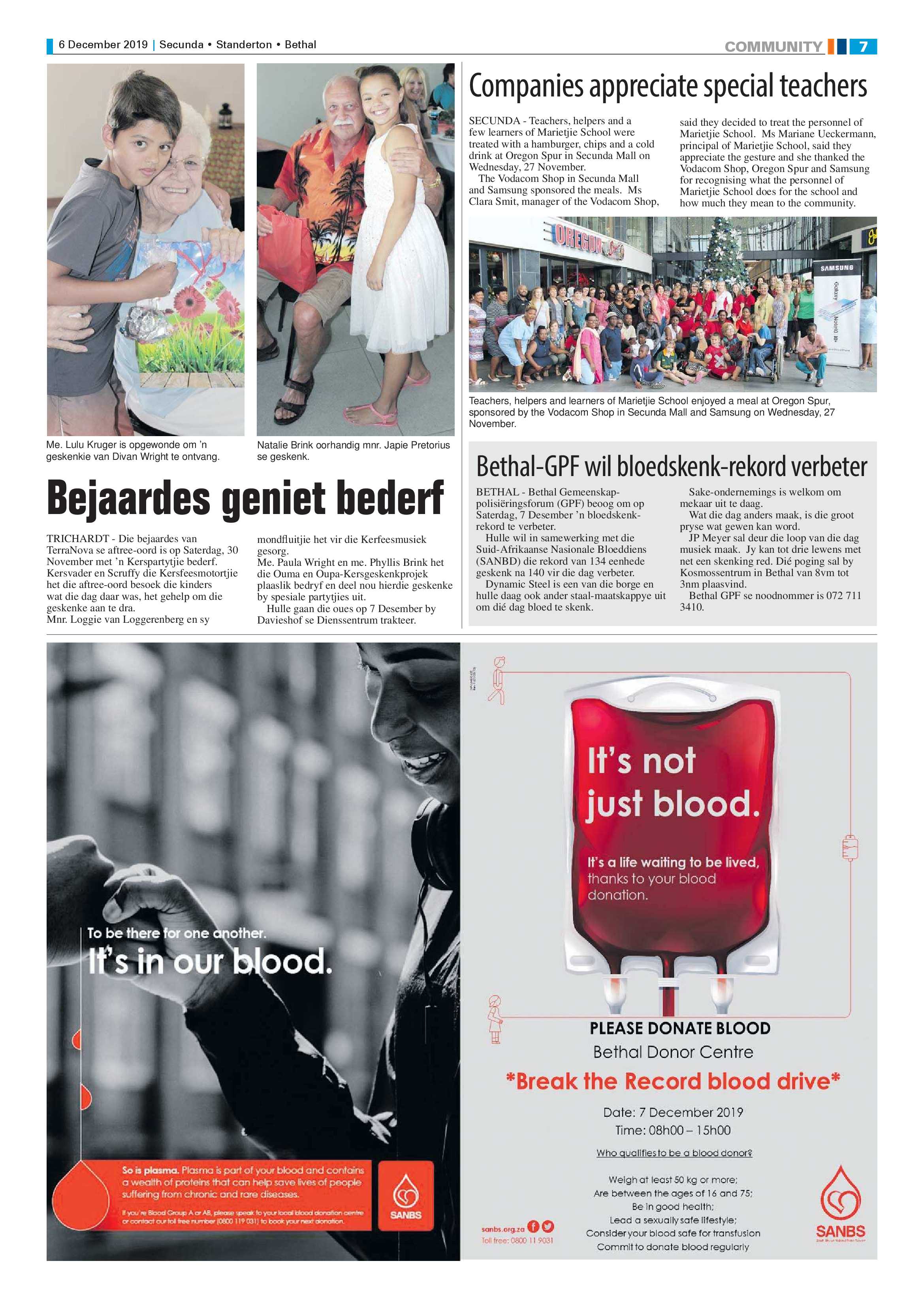 Standerton Advertiser 6 December 2019 page 7