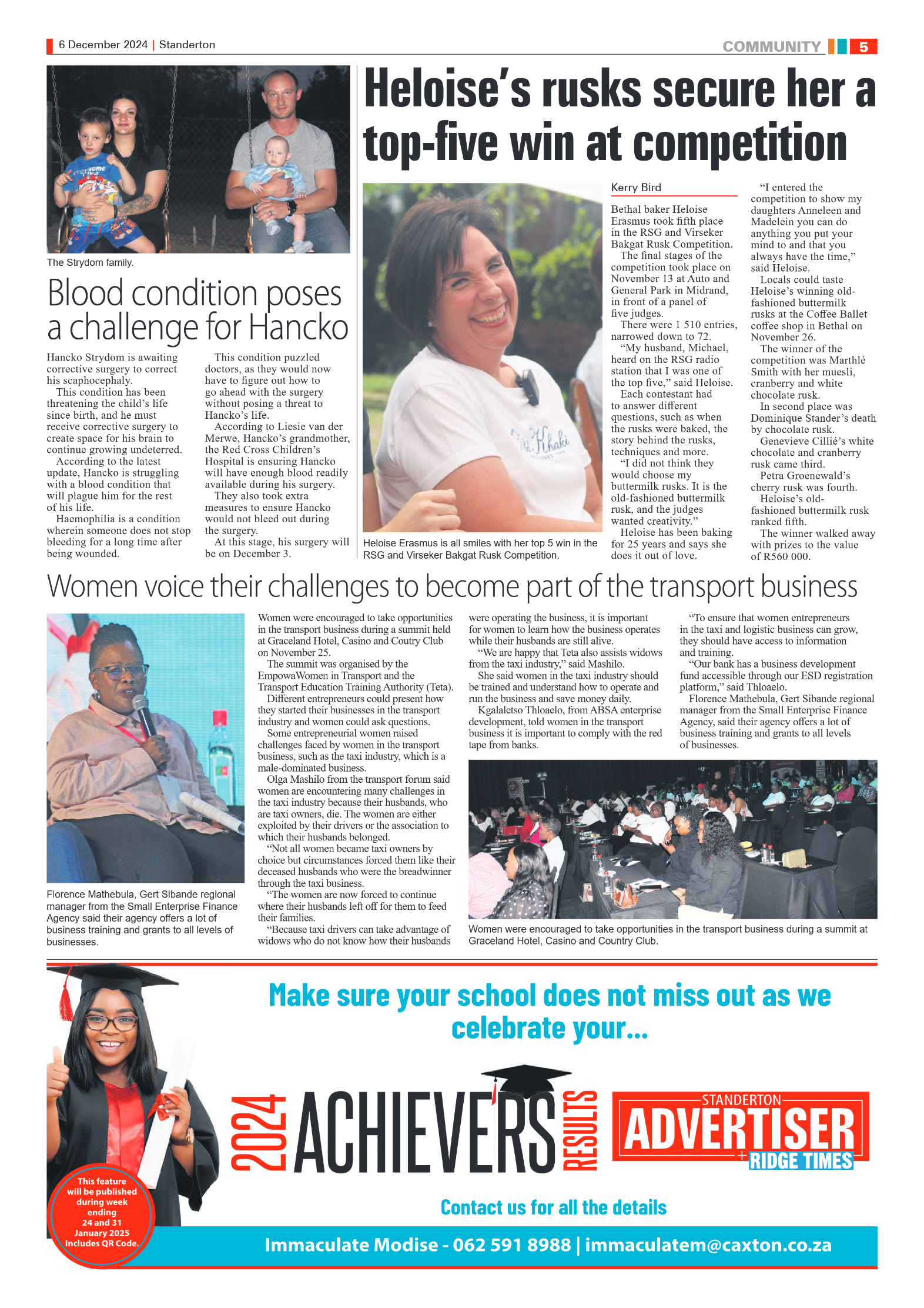 Standerton Advertiser 6 December 2024 page 5