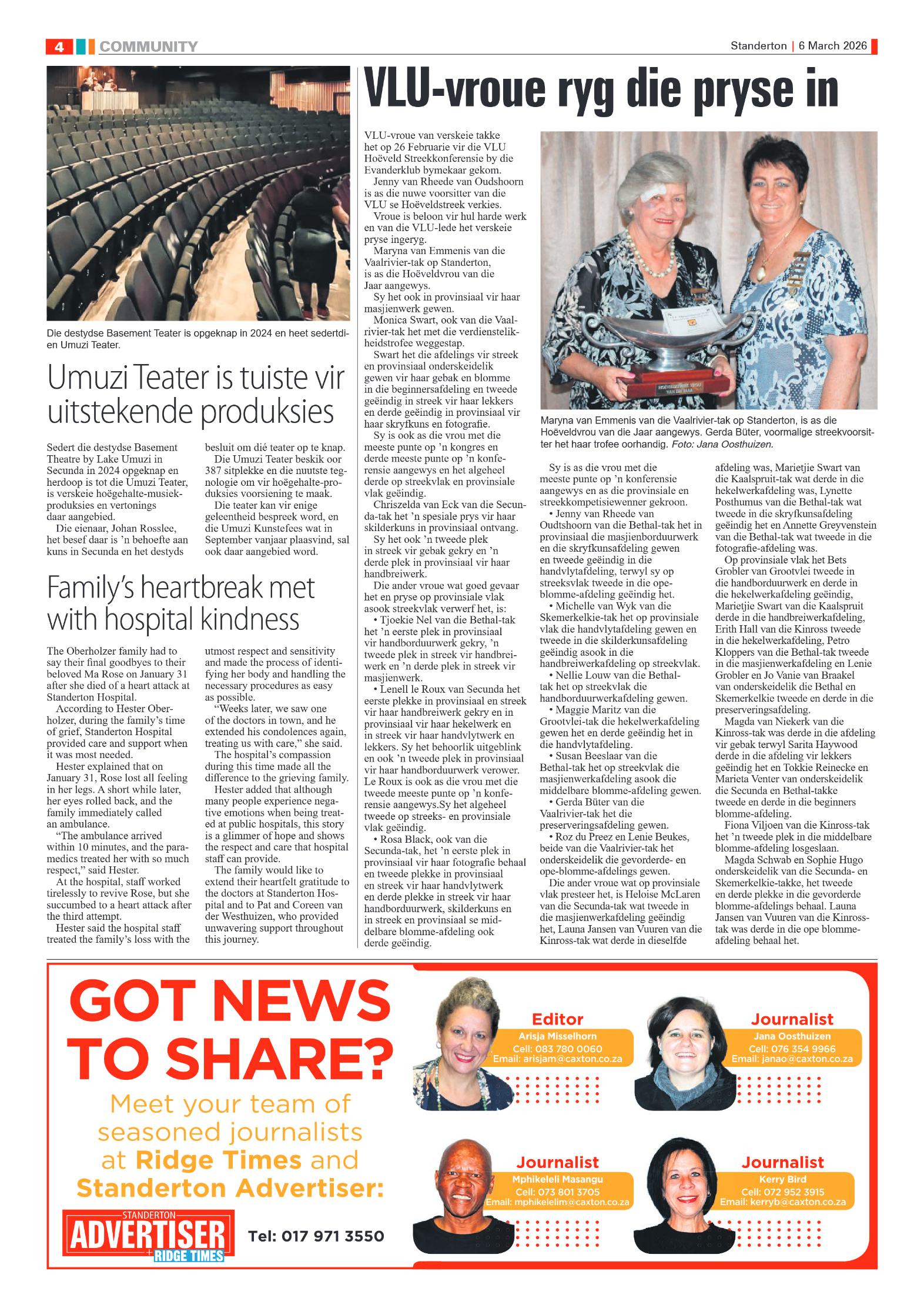 Standerton Advertiser 6 March 2026 page 4