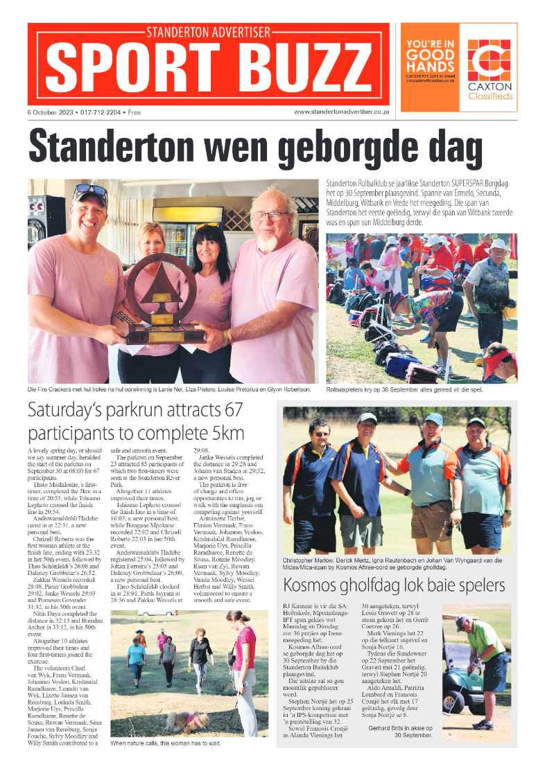 Standerton Advertiser 6  October 2023 page 8