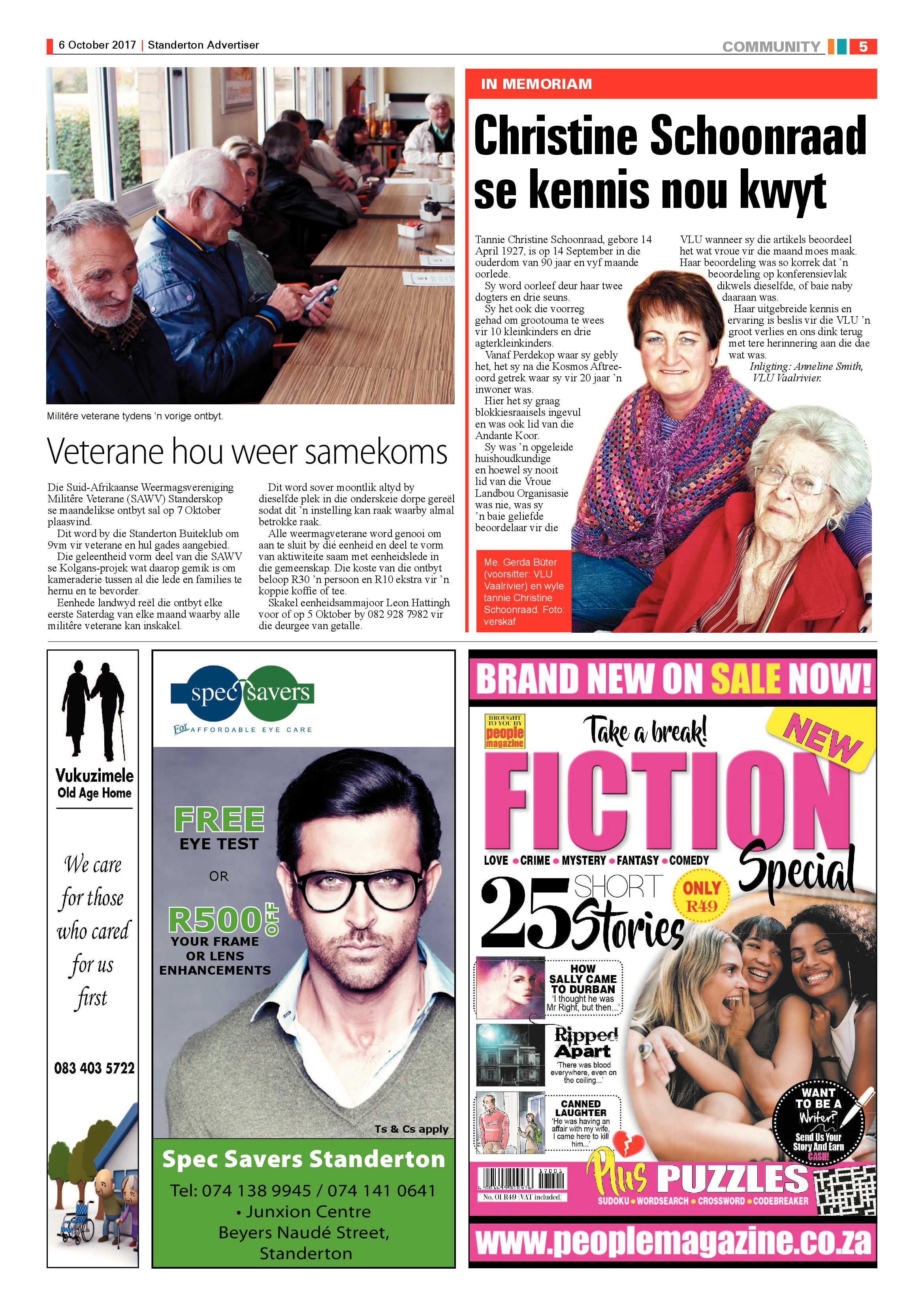 Standerton Advertiser 6 October 2017 page 5
