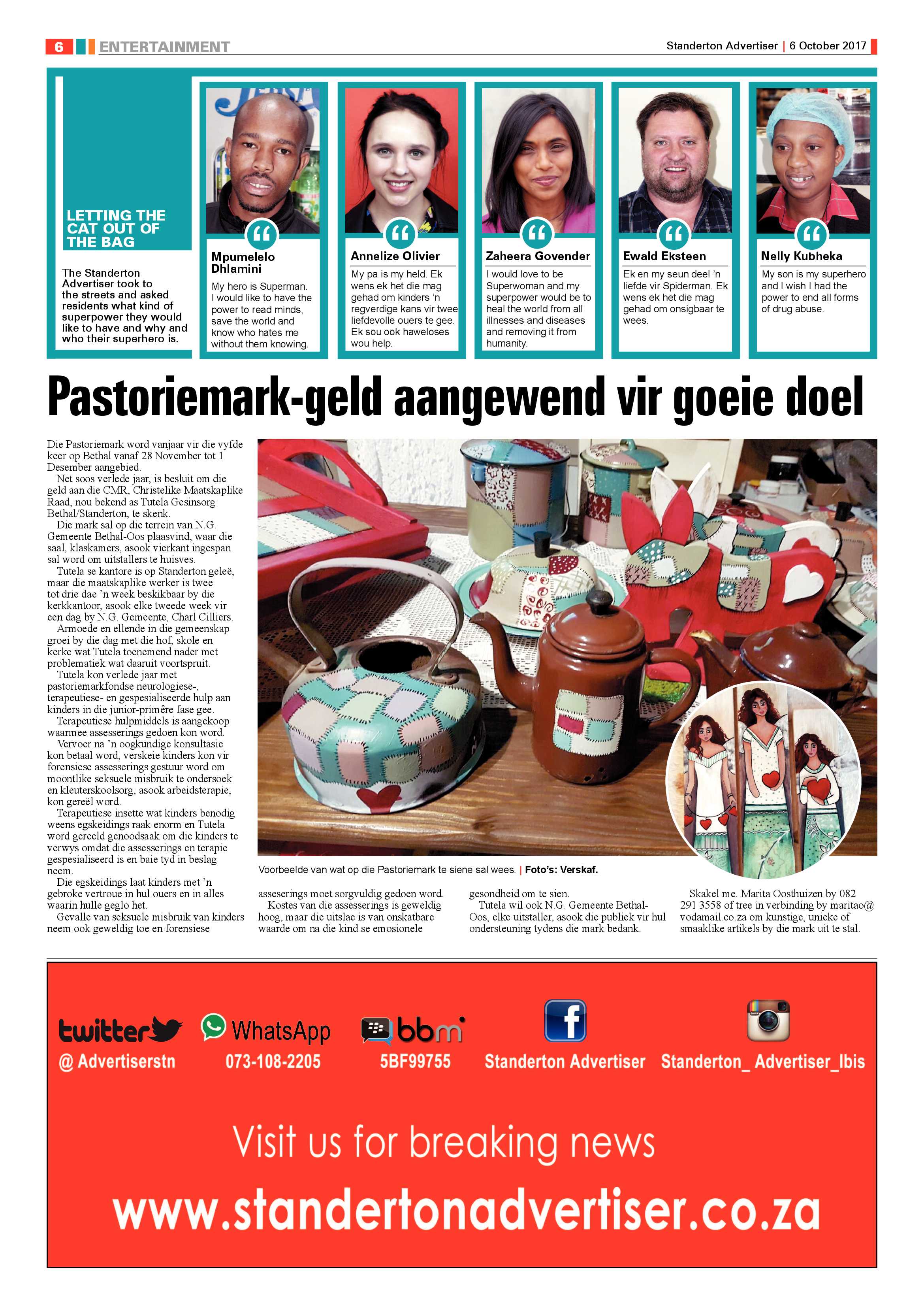 Standerton Advertiser 6 October 2017 page 6